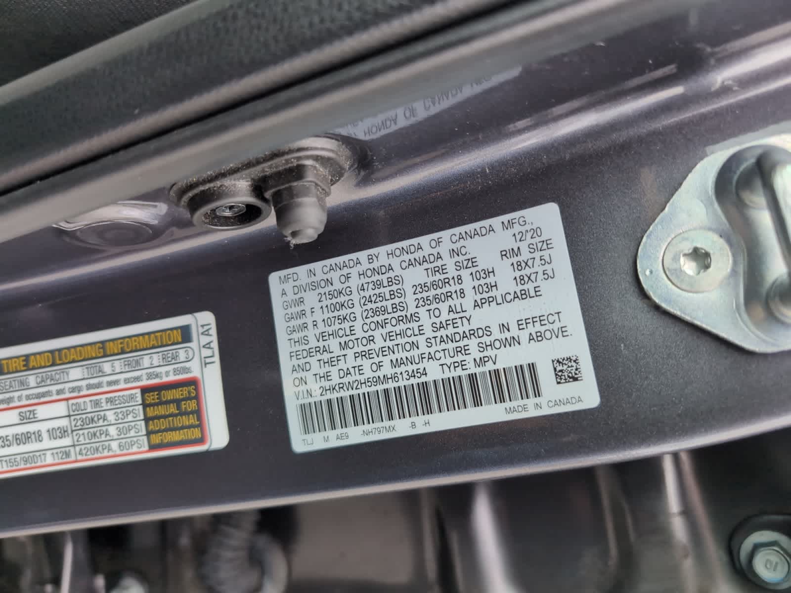 used 2021 Honda CR-V car, priced at $27,498