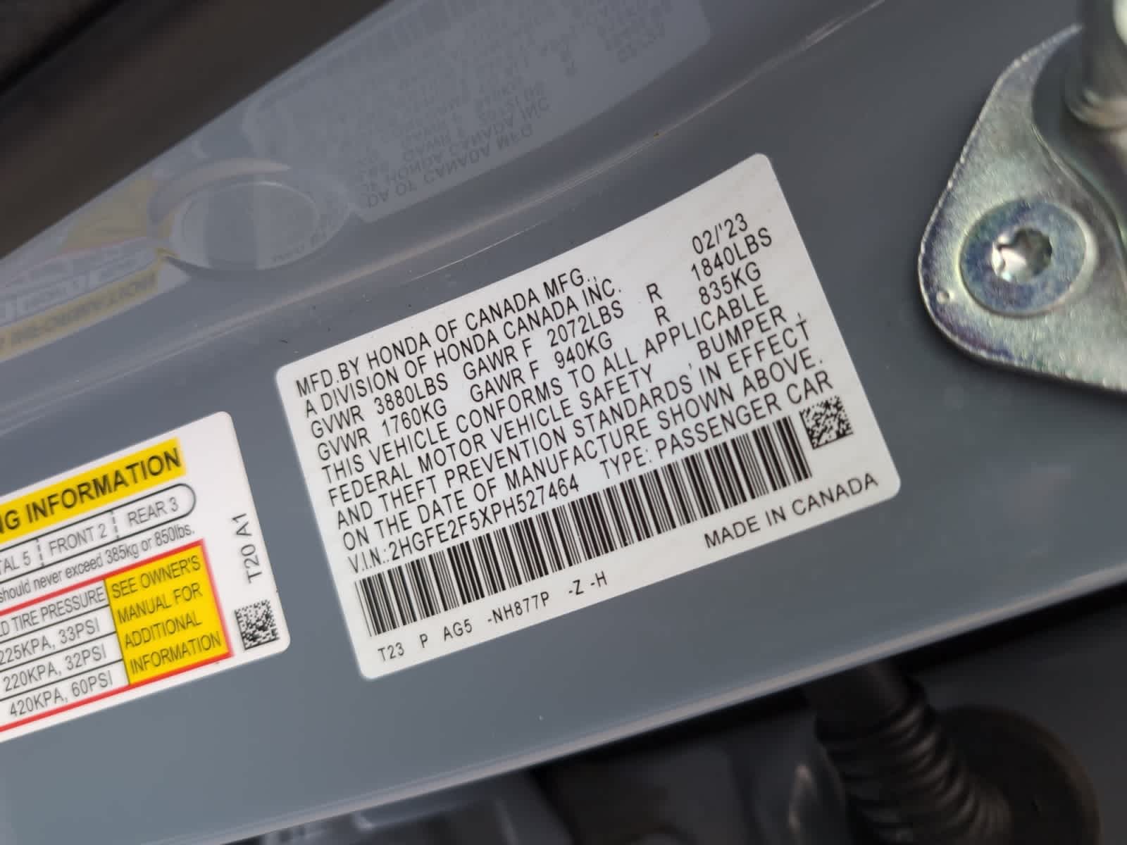 used 2023 Honda Civic car, priced at $25,998