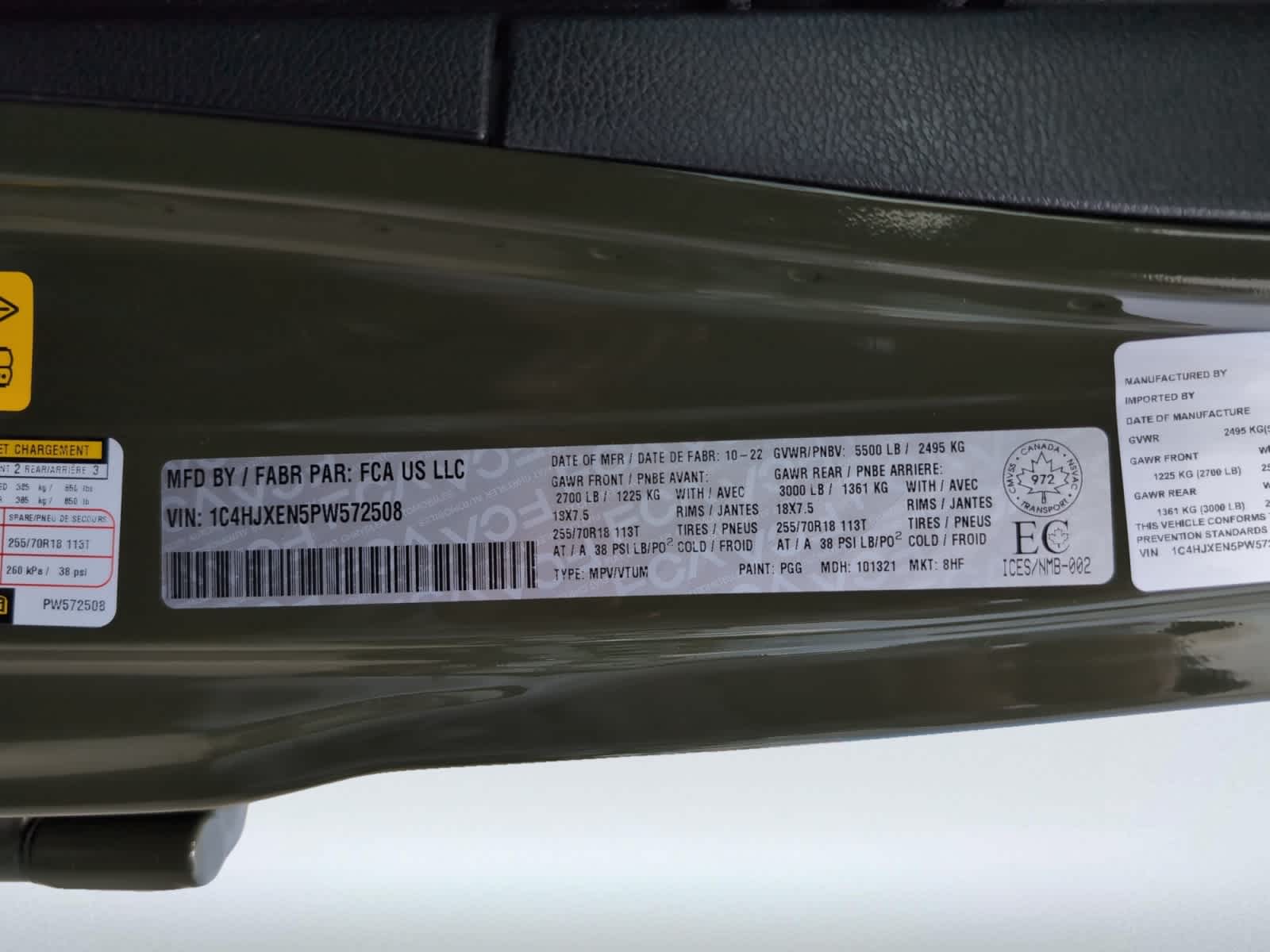 used 2023 Jeep Wrangler car, priced at $33,698