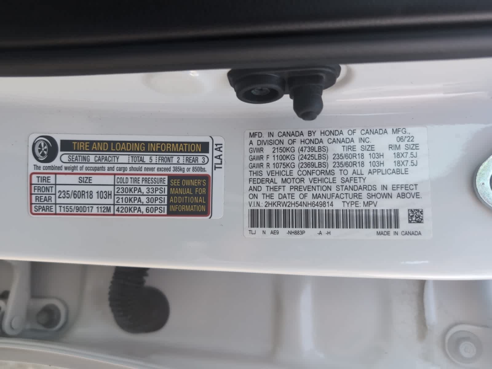 used 2022 Honda CR-V car, priced at $31,998