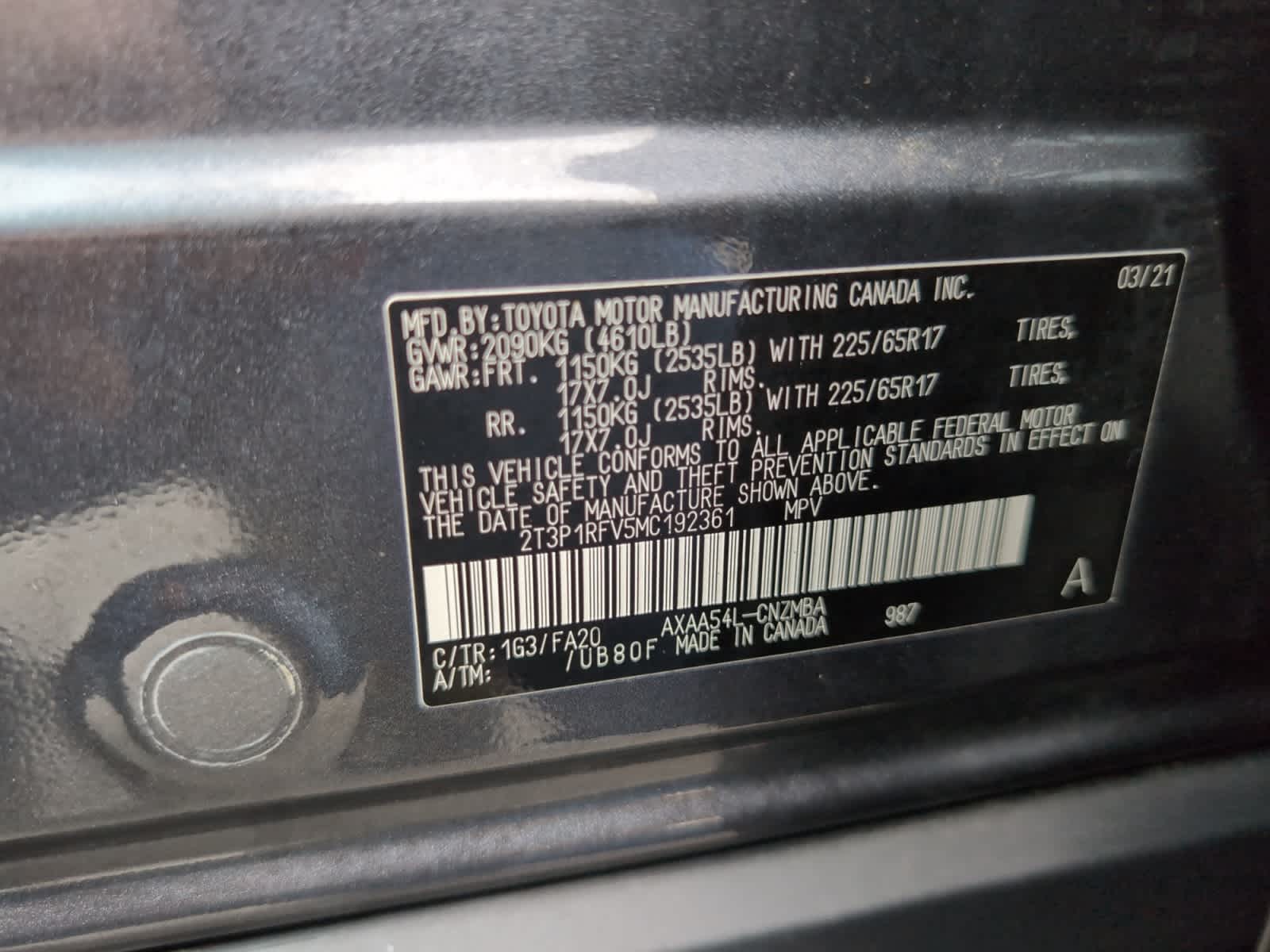 used 2021 Toyota RAV4 car, priced at $27,298