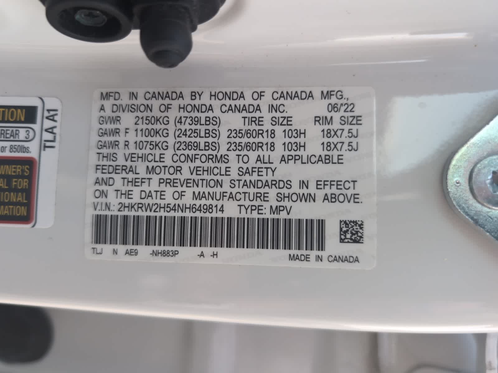 used 2022 Honda CR-V car, priced at $31,998