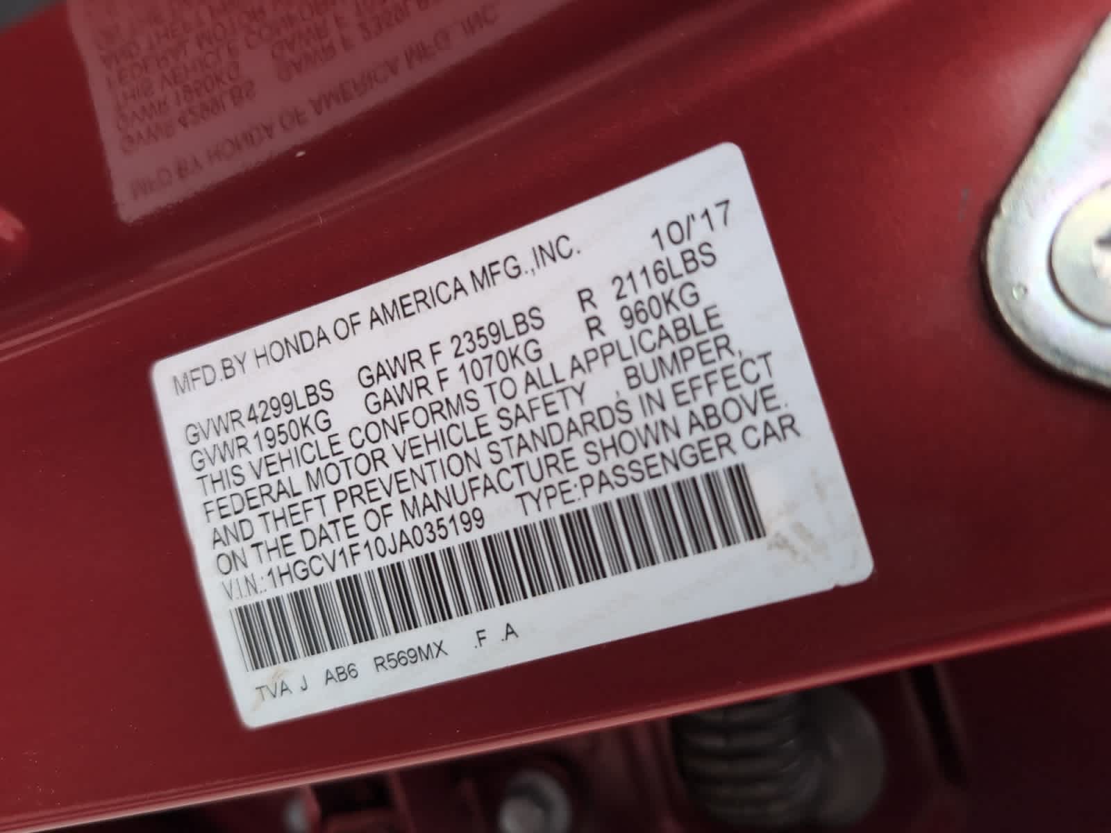 used 2018 Honda Accord car, priced at $19,498