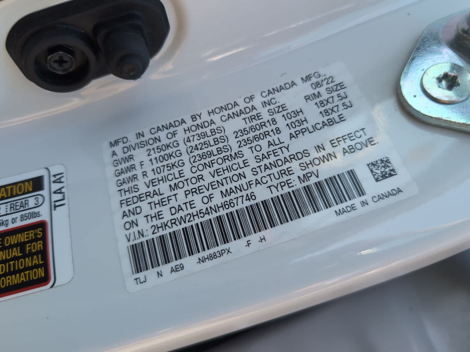 used 2022 Honda CR-V car, priced at $29,698