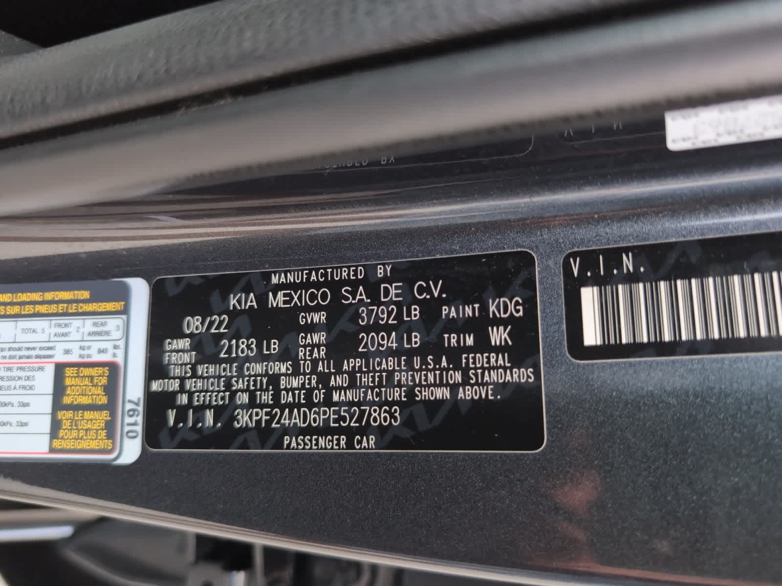 used 2023 Kia Forte car, priced at $19,298