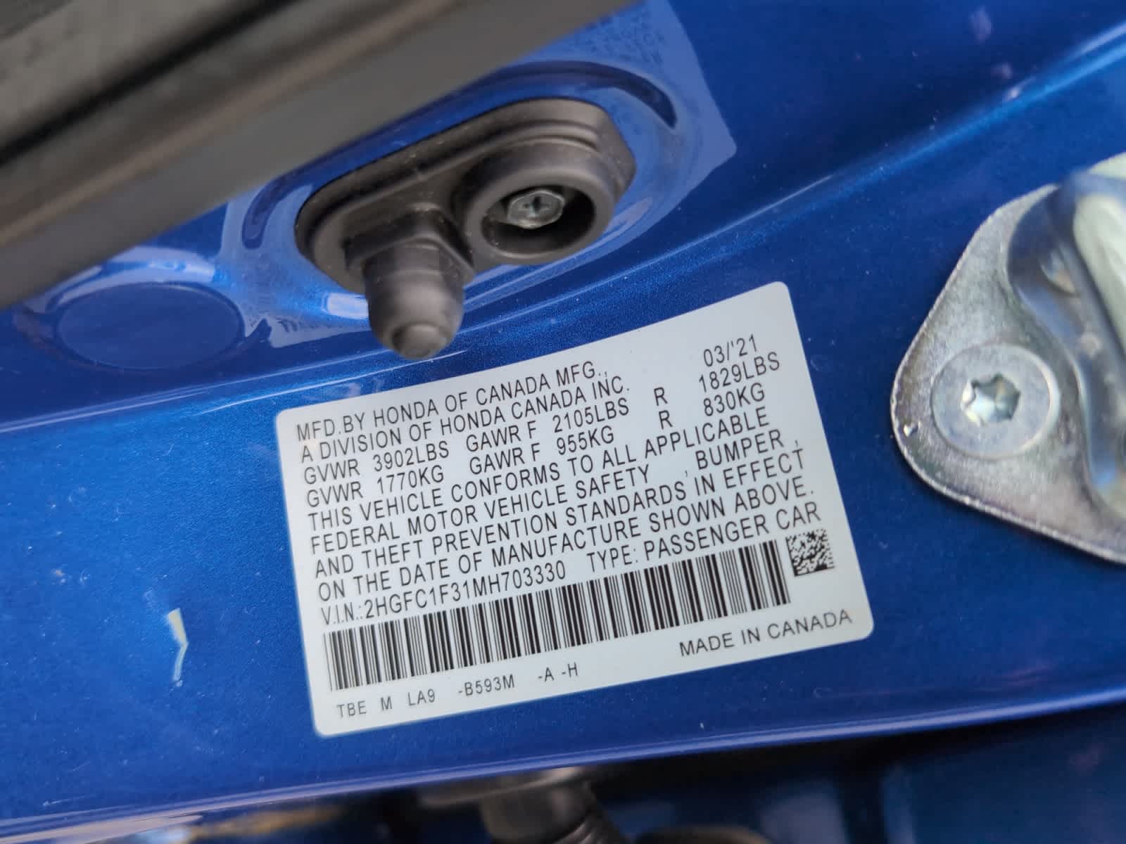used 2021 Honda Civic car, priced at $21,998