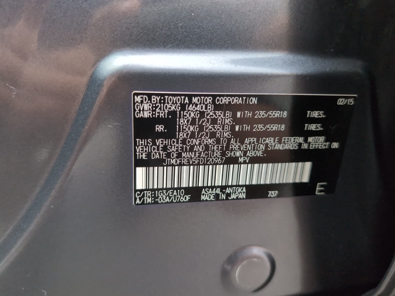 used 2015 Toyota RAV4 car, priced at $18,498