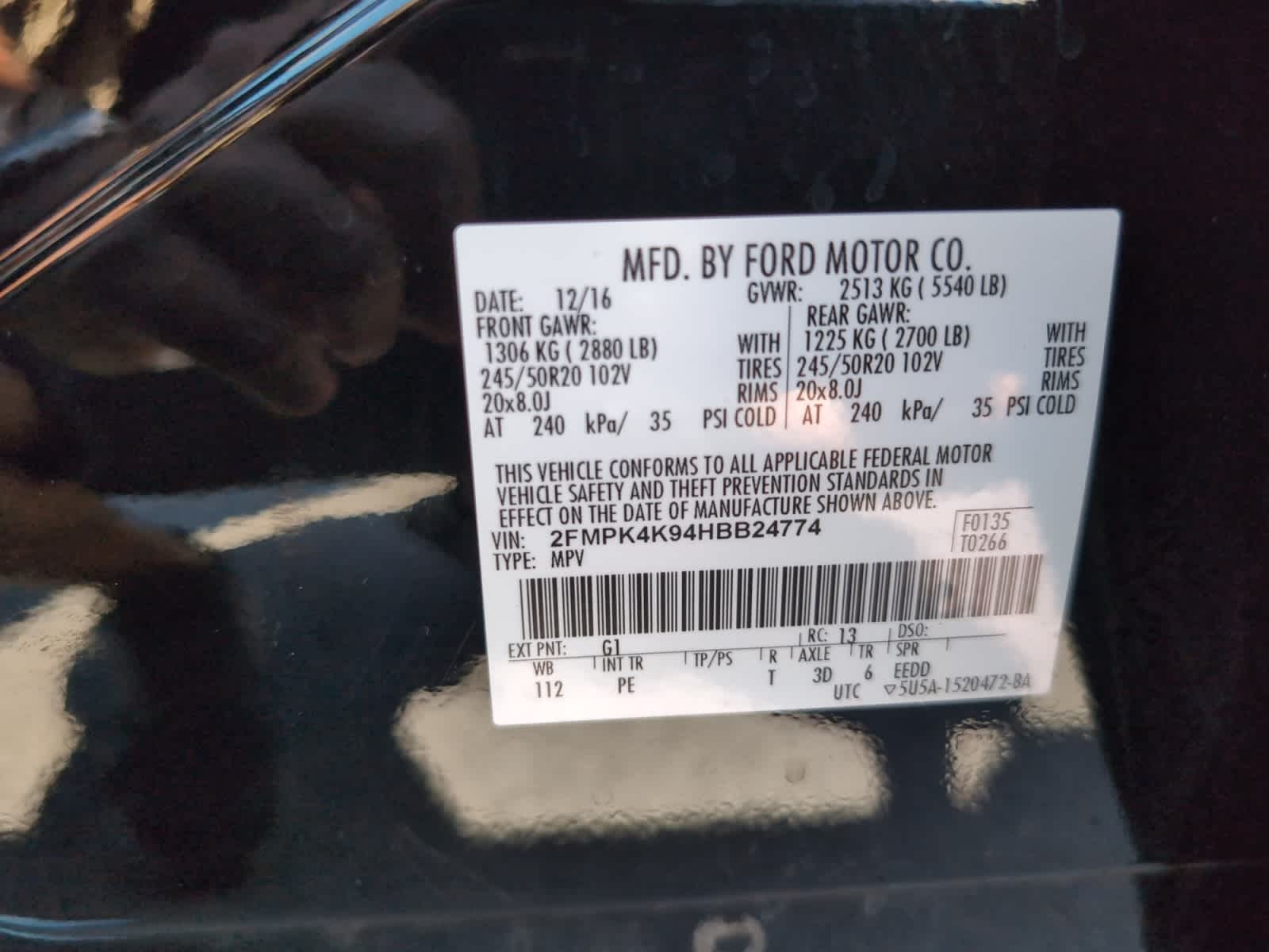used 2017 Ford Edge car, priced at $13,498