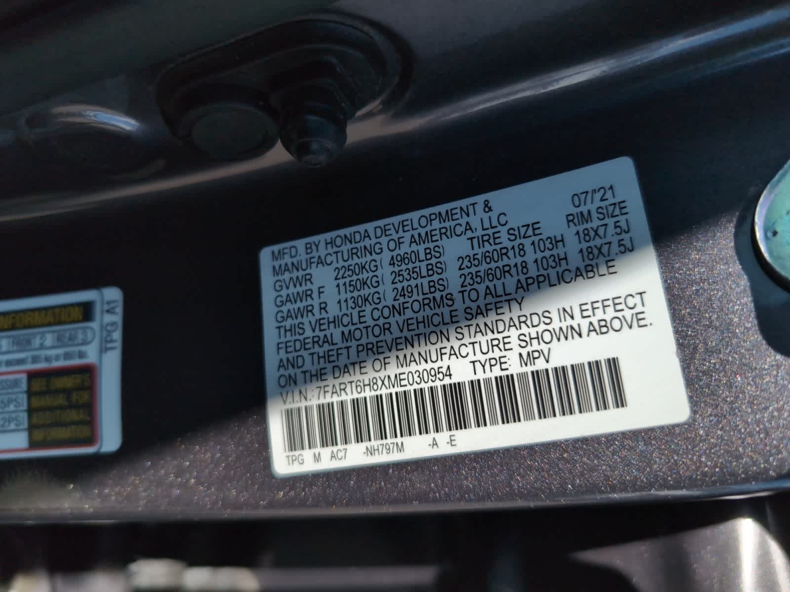 used 2021 Honda CR-V Hybrid car, priced at $28,998
