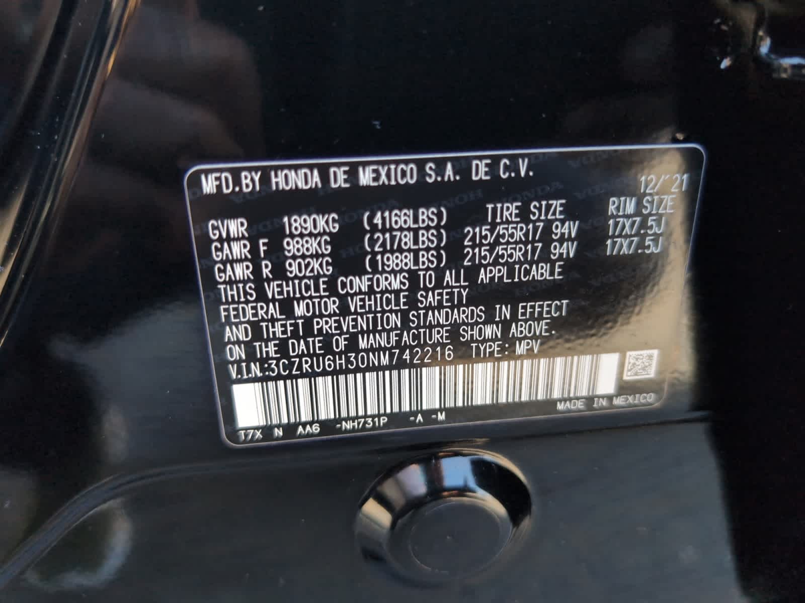 used 2022 Honda HR-V car, priced at $22,698