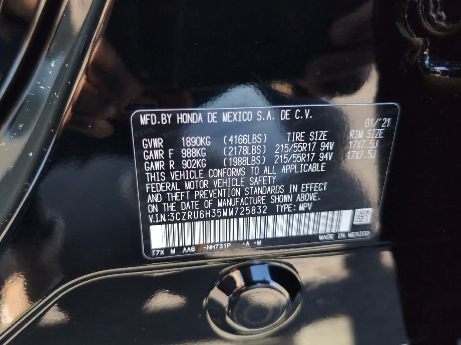 used 2021 Honda HR-V car, priced at $22,498