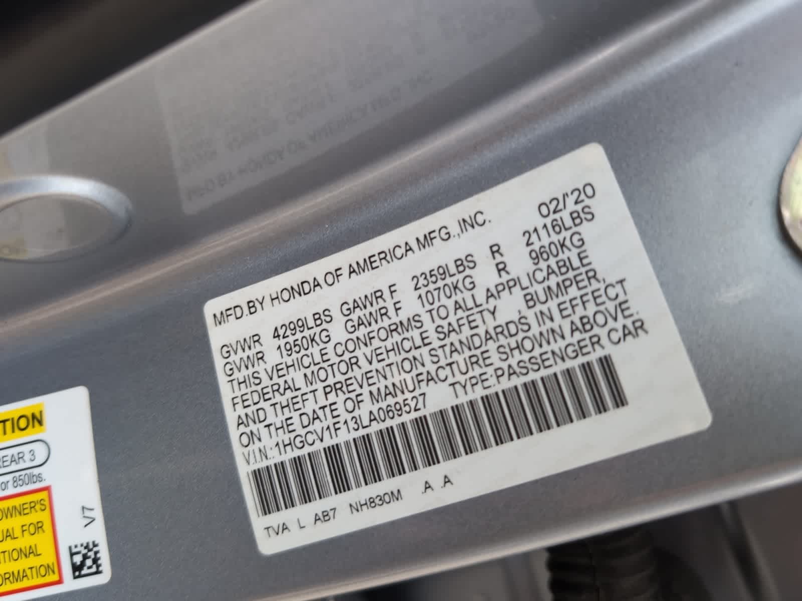 used 2020 Honda Accord car, priced at $20,998