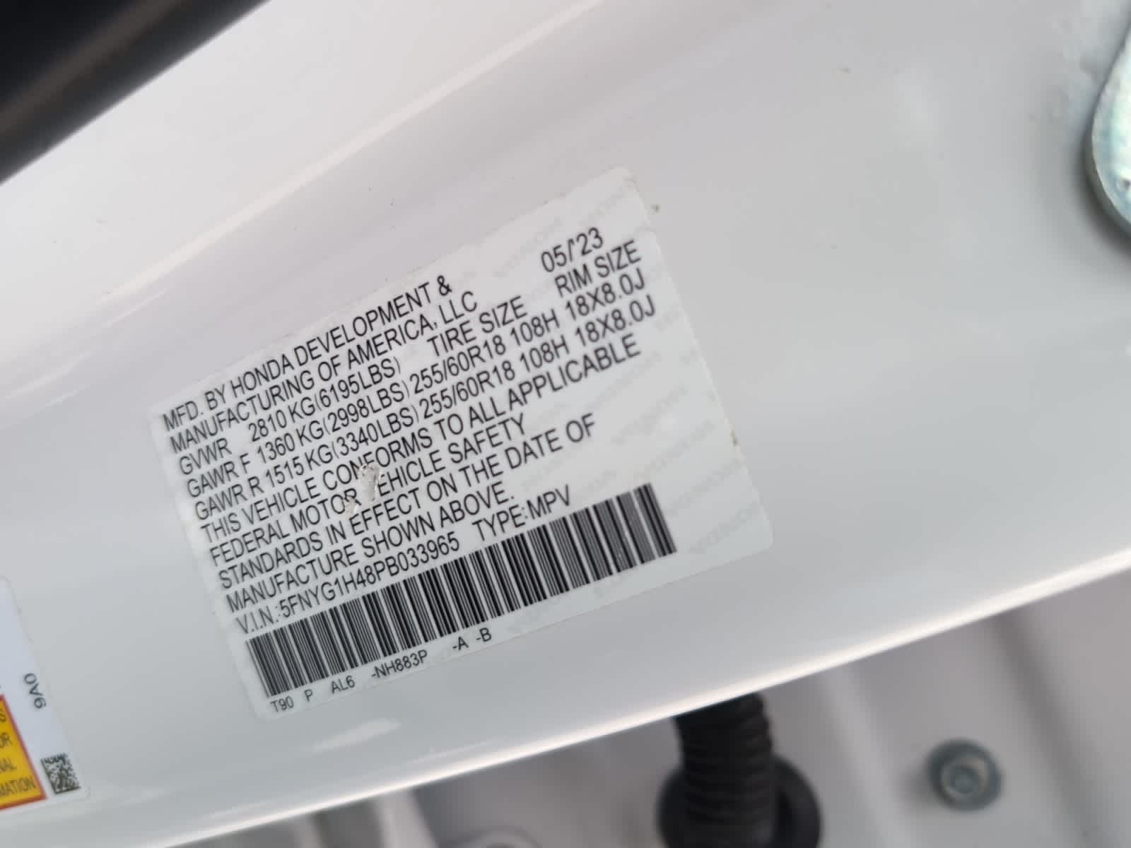 used 2023 Honda Pilot car, priced at $37,498