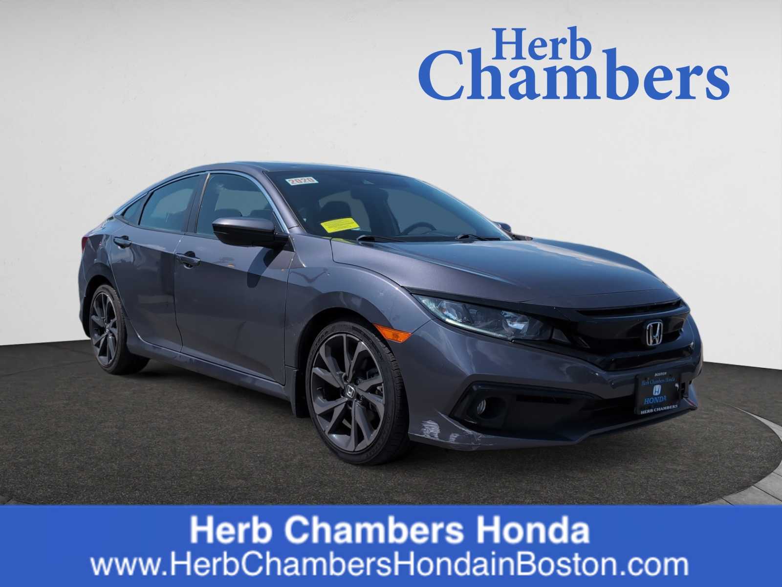 used 2020 Honda Civic car, priced at $22,498