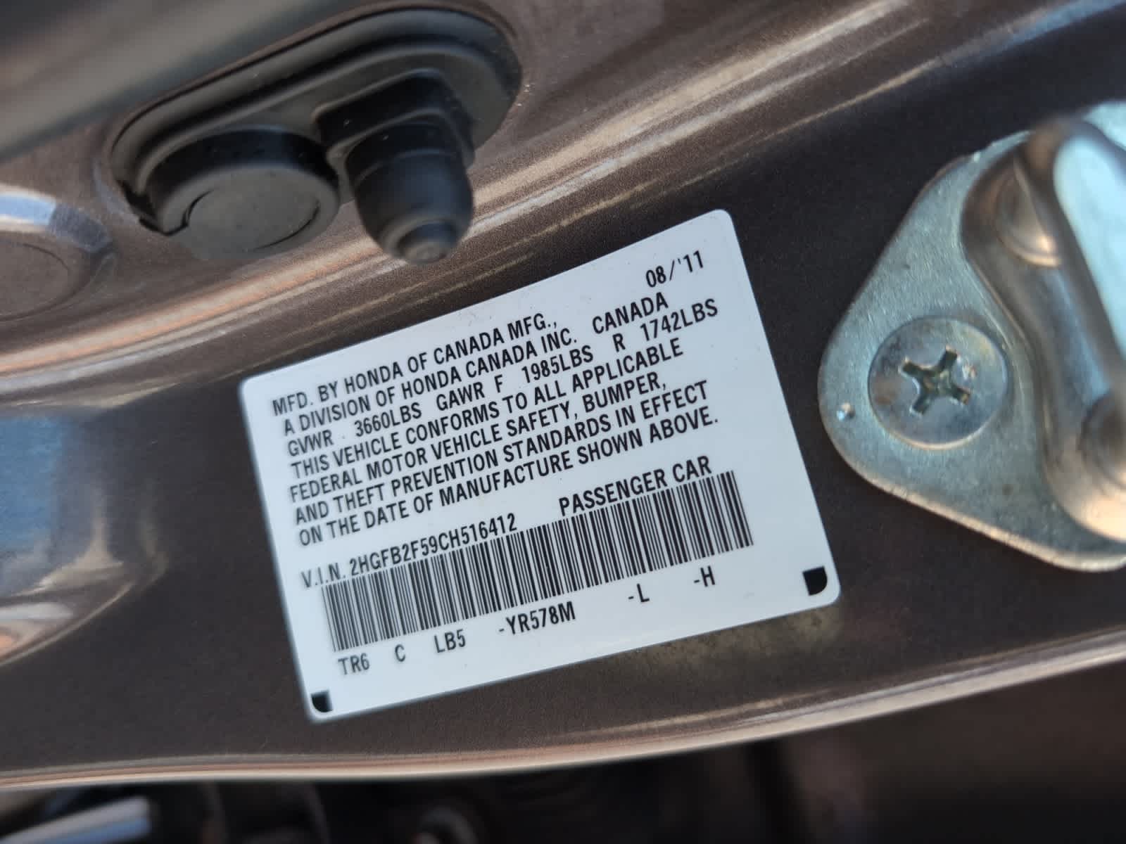 used 2012 Honda Civic car, priced at $14,498