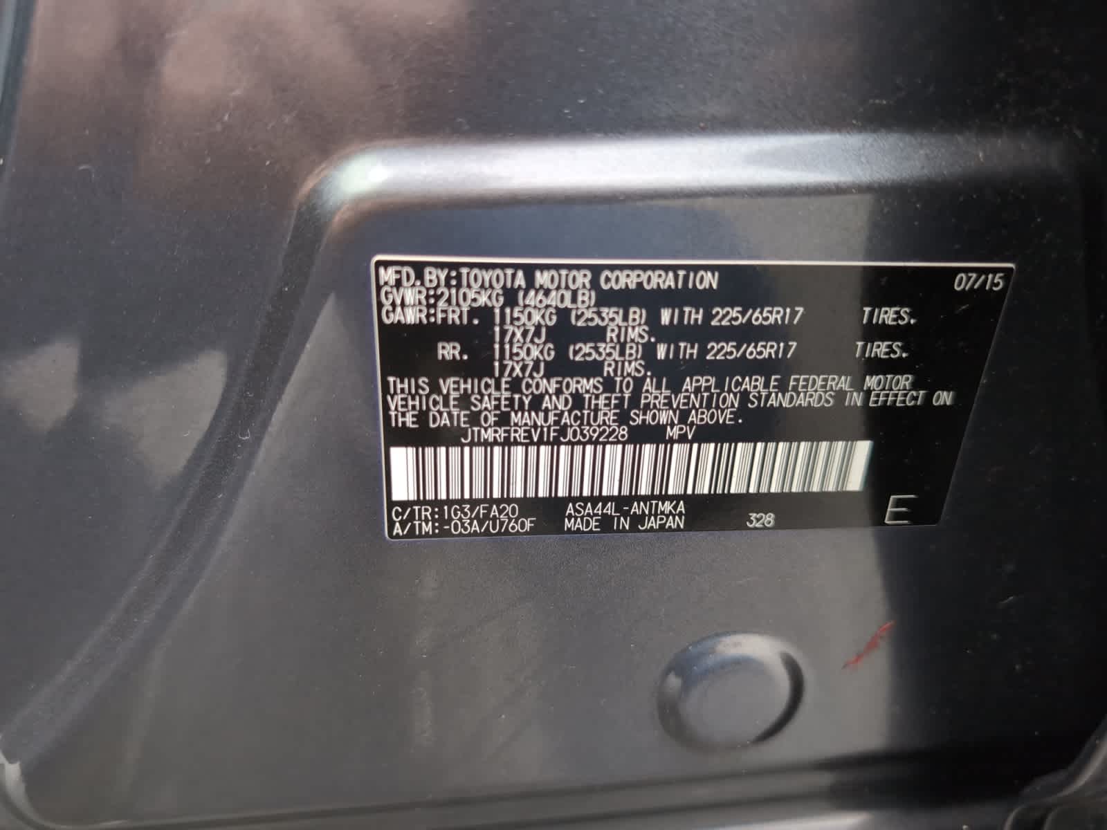 used 2015 Toyota RAV4 car, priced at $17,298