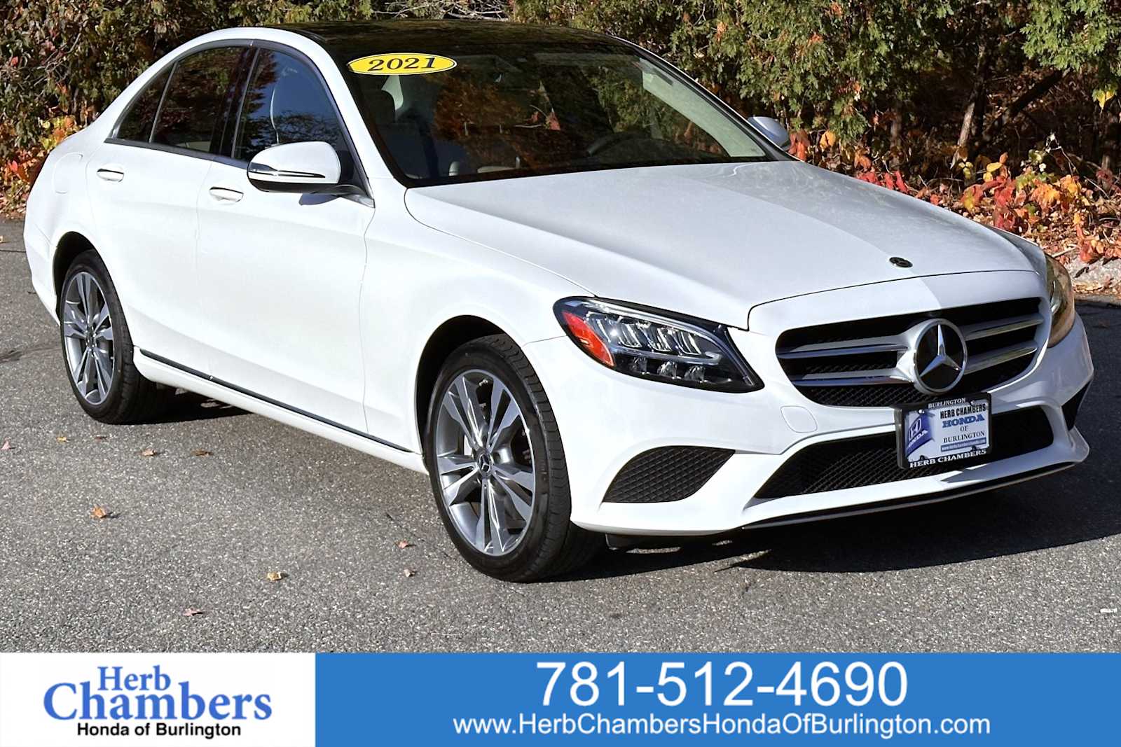 used 2021 Mercedes-Benz C-Class car, priced at $30,498