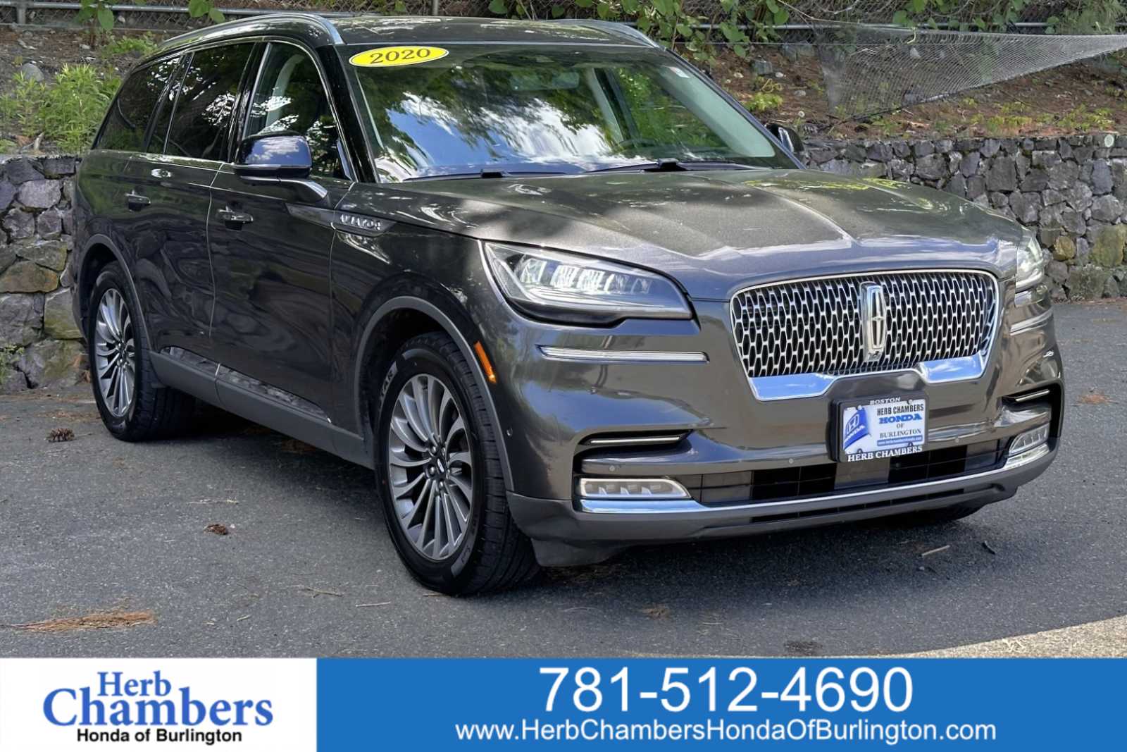 used 2020 Lincoln Aviator car, priced at $34,998