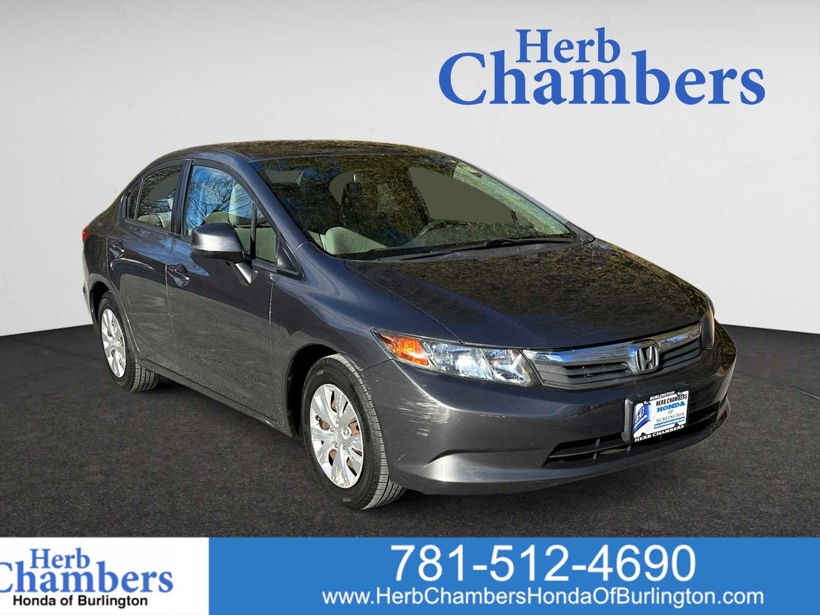 used 2012 Honda Civic car, priced at $10,998