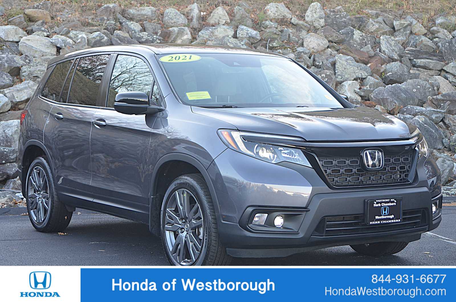 used 2021 Honda Passport car, priced at $27,998