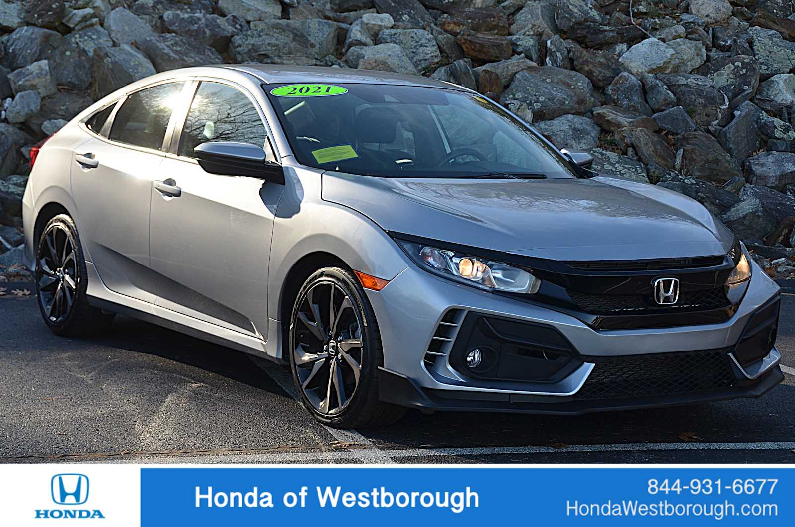 used 2021 Honda Civic car, priced at $23,998