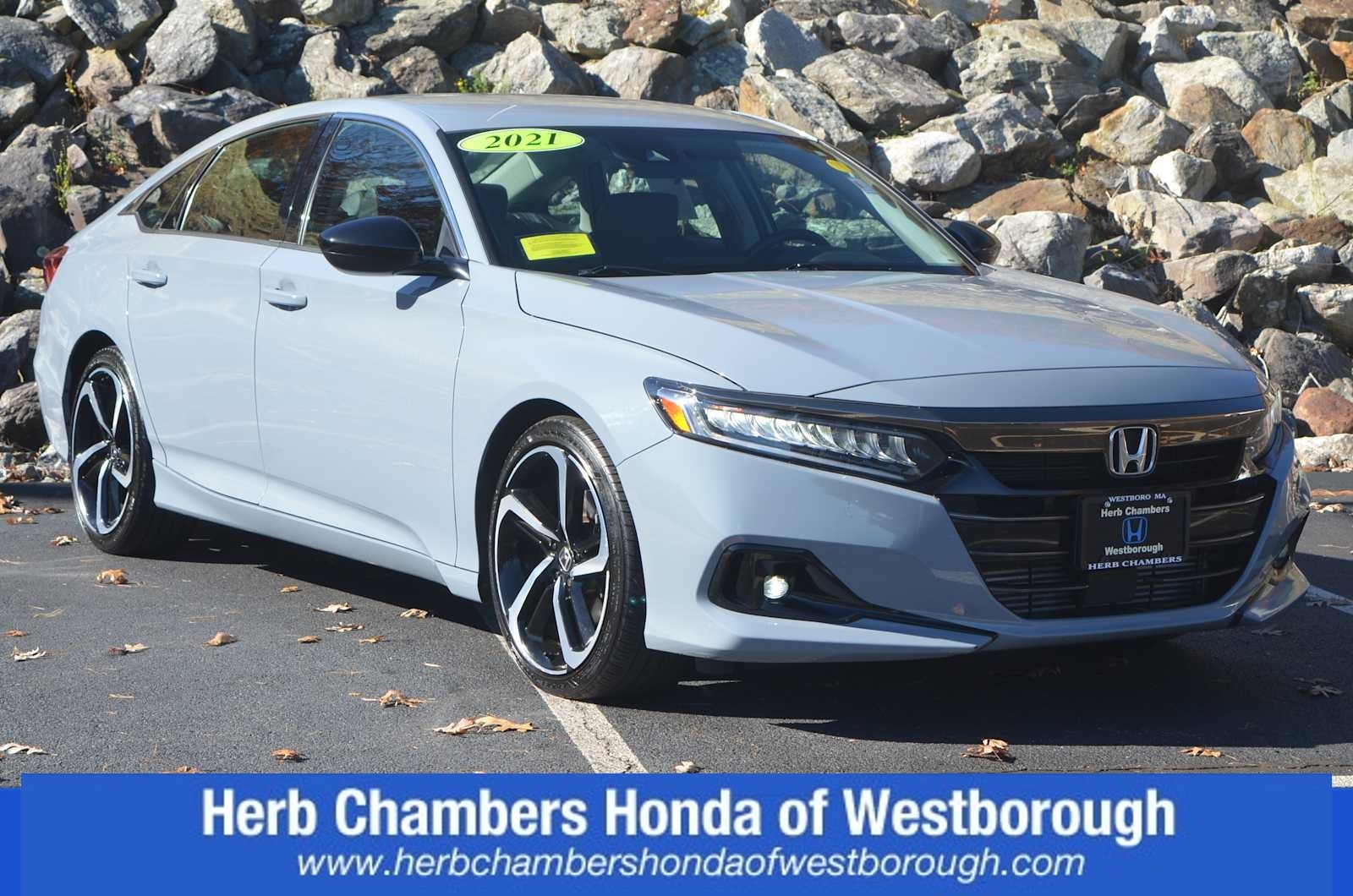 used 2021 Honda Accord car, priced at $24,998