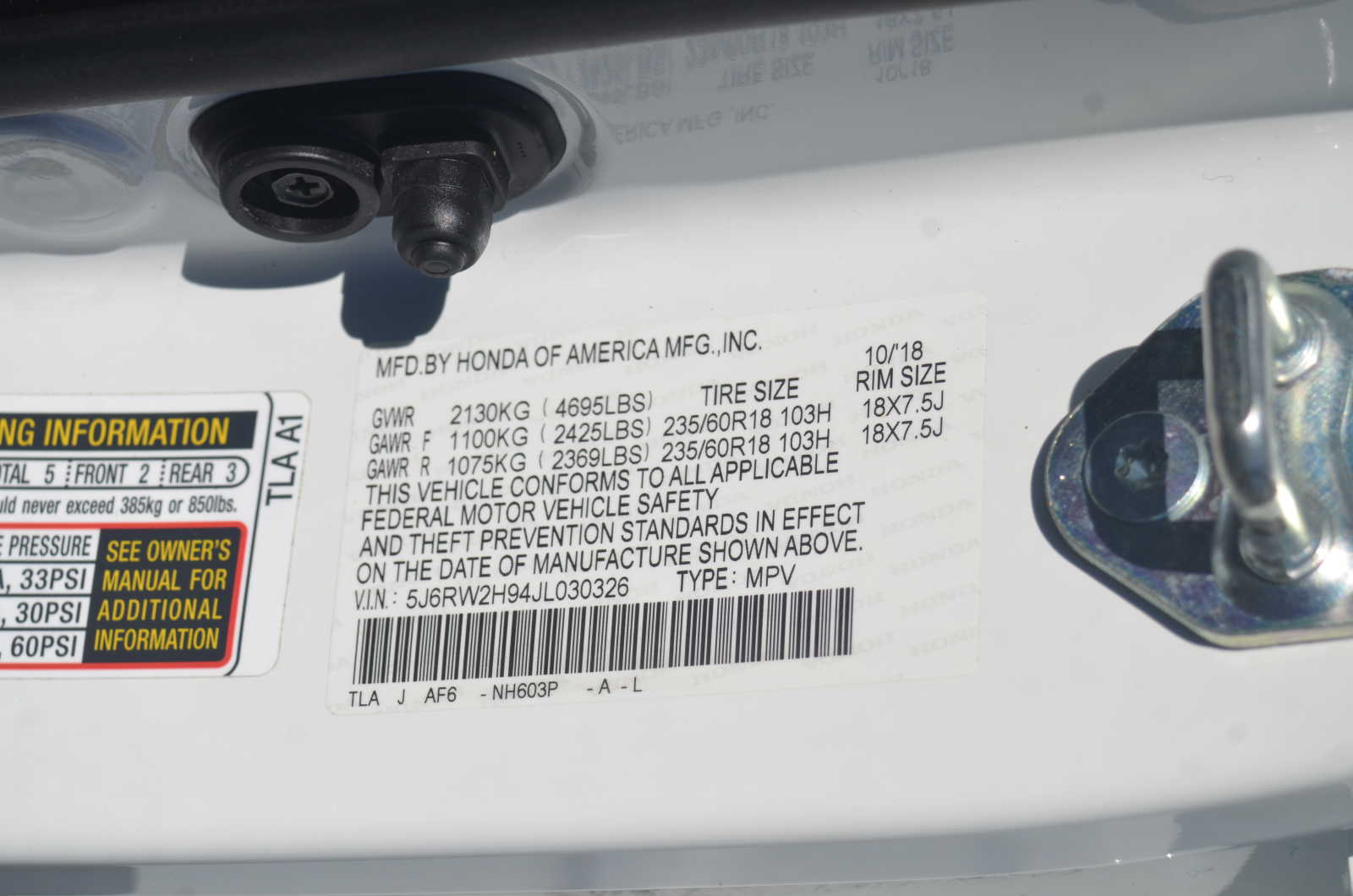 used 2018 Honda CR-V car, priced at $24,598