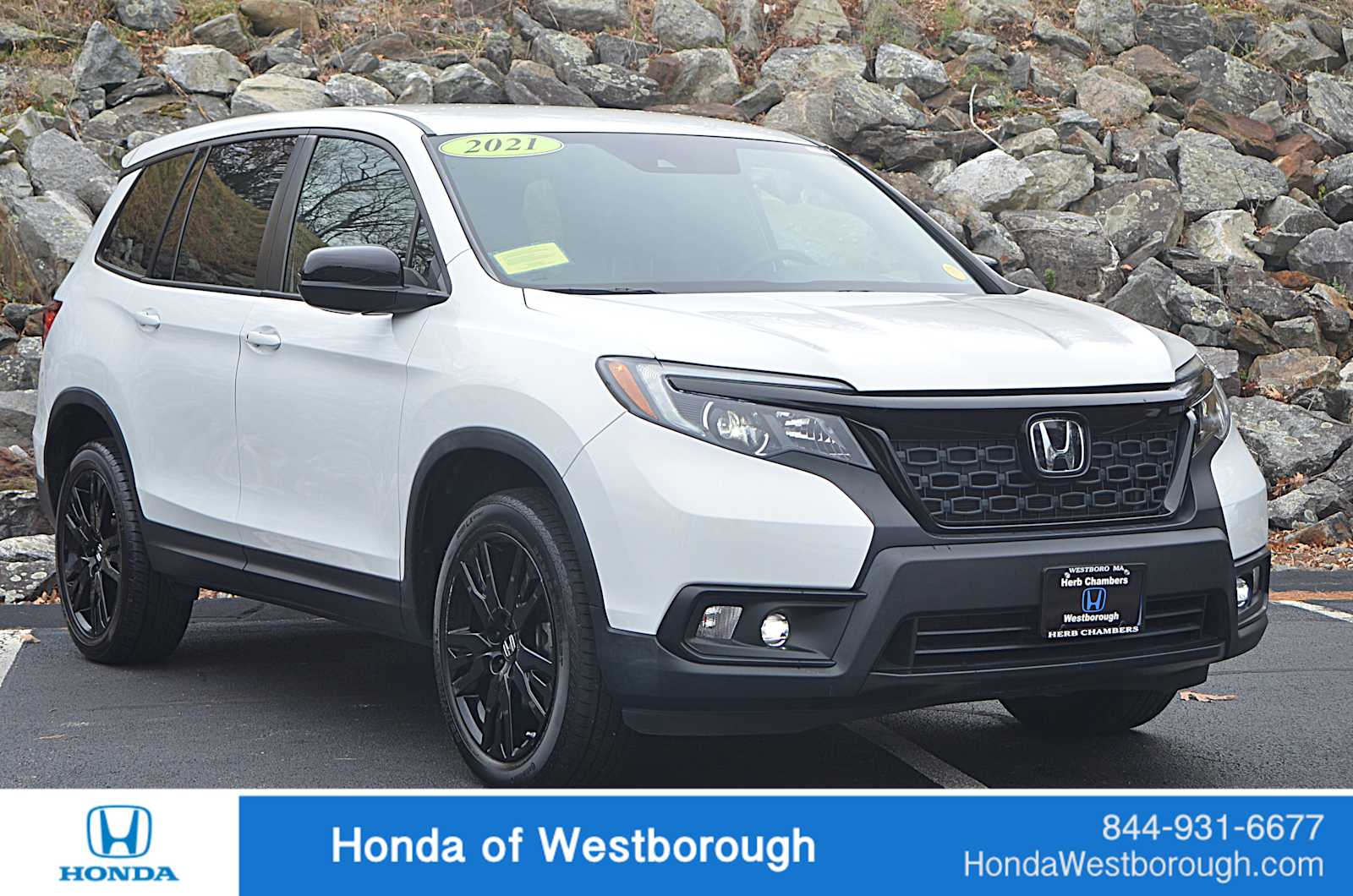 used 2021 Honda Passport car, priced at $25,998