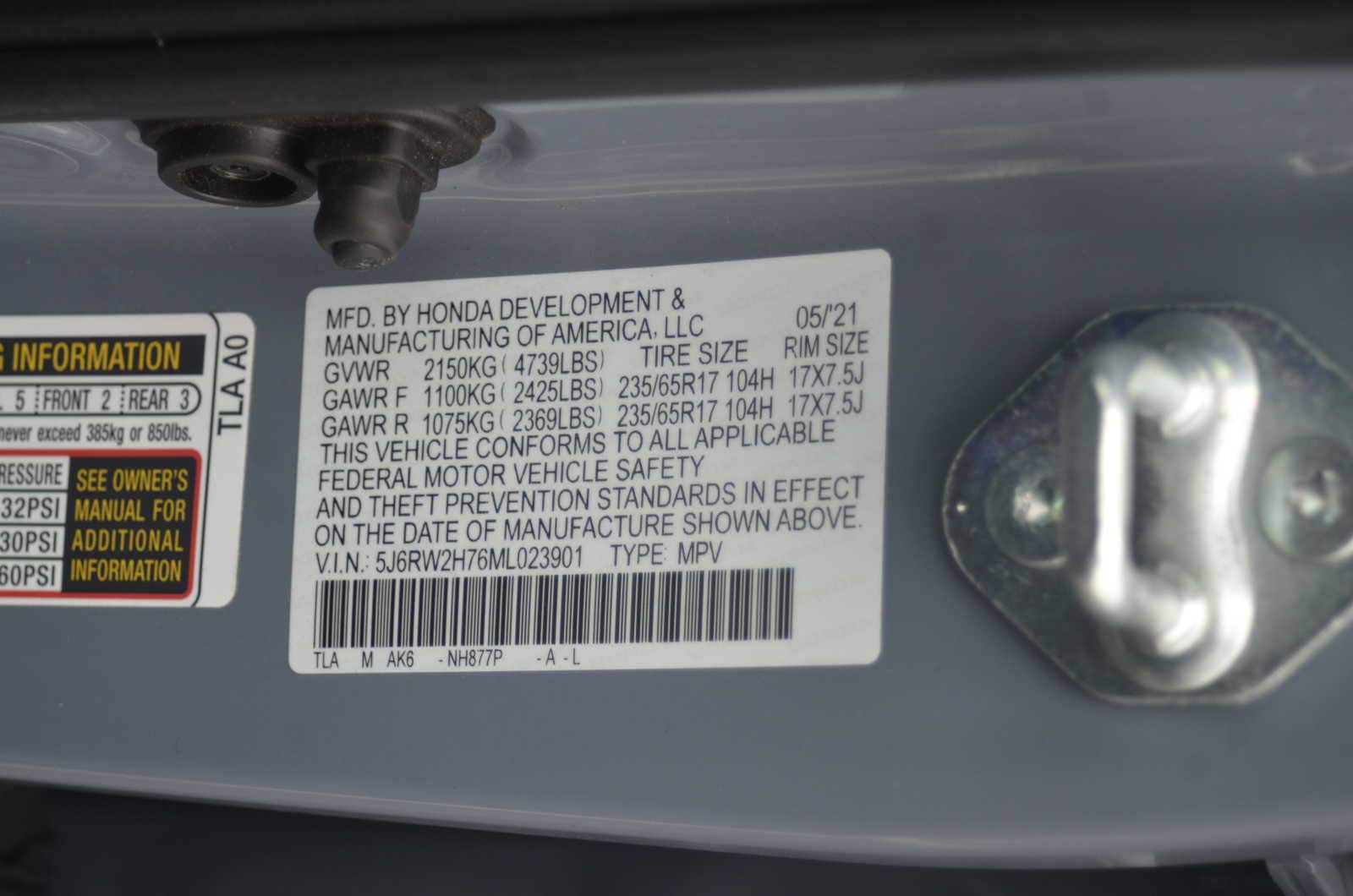 used 2021 Honda CR-V car, priced at $25,698