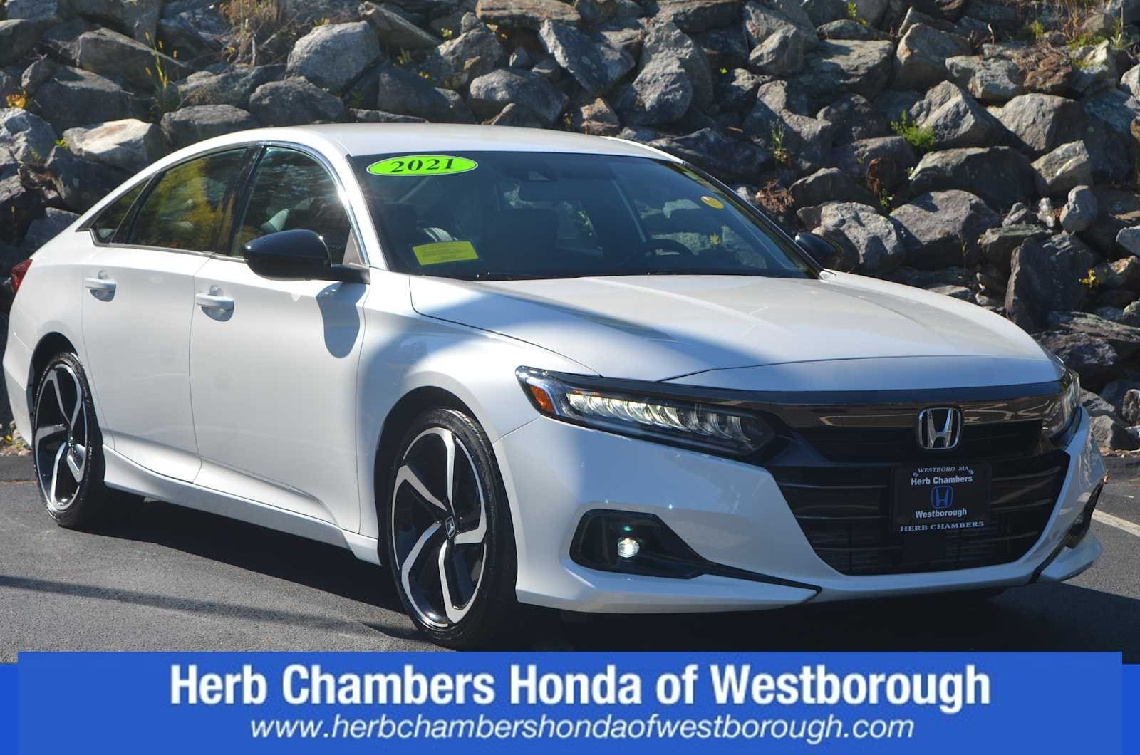 used 2021 Honda Accord car, priced at $25,498