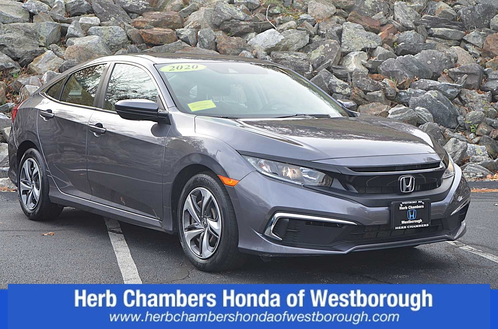 used 2020 Honda Civic car, priced at $20,998