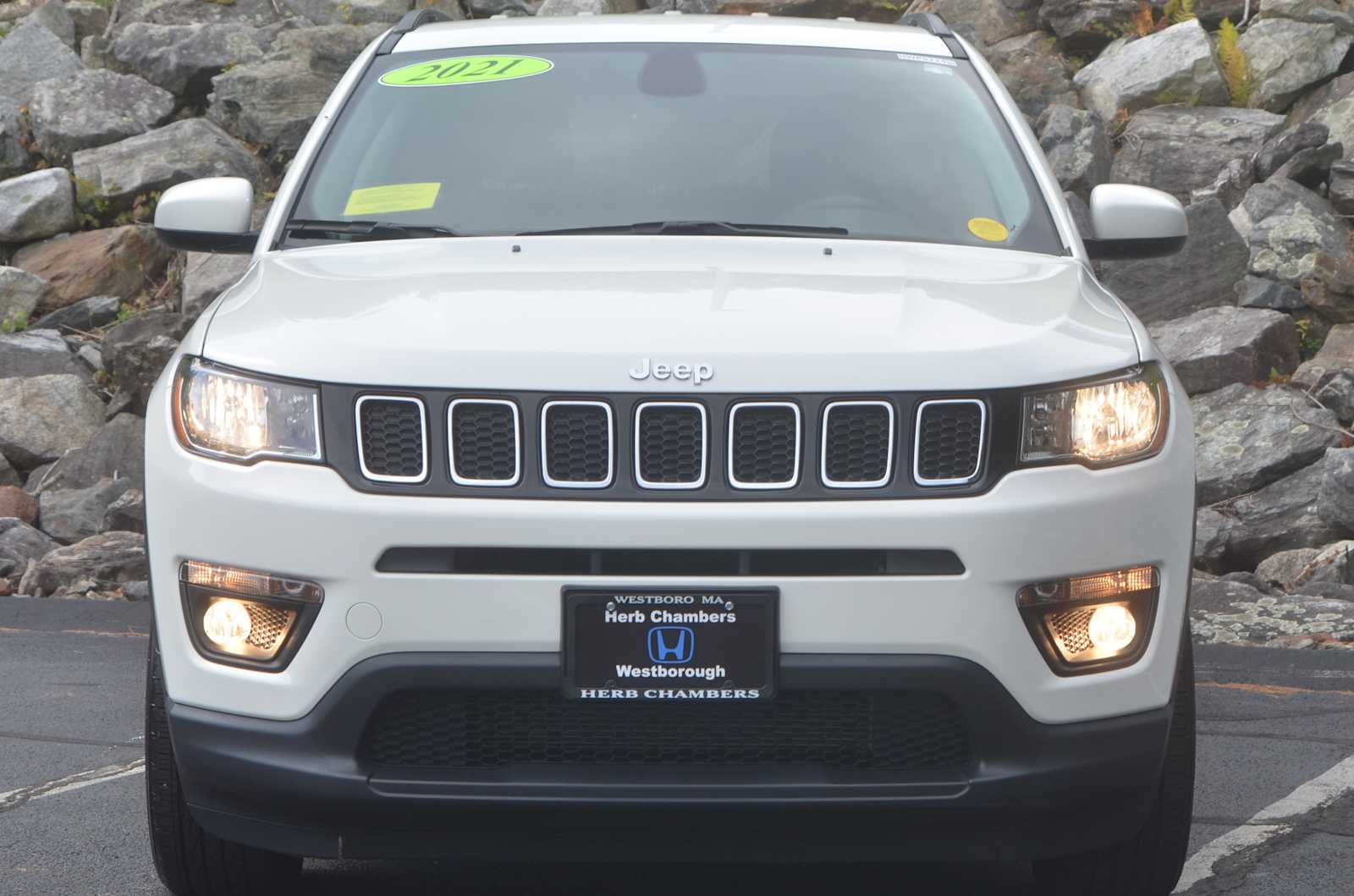 used 2021 Jeep Compass car, priced at $21,598