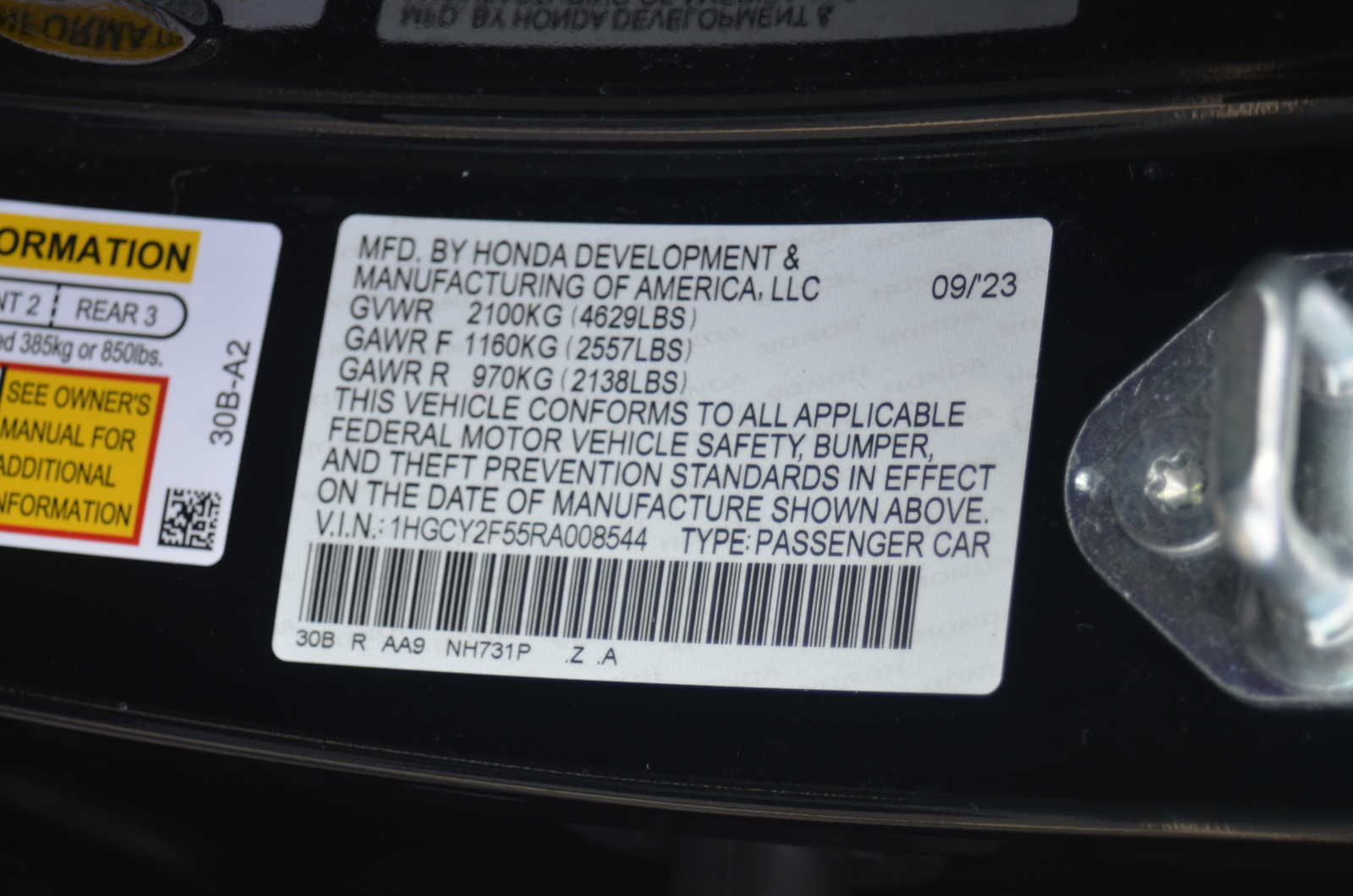 used 2024 Honda Accord Hybrid car, priced at $32,998