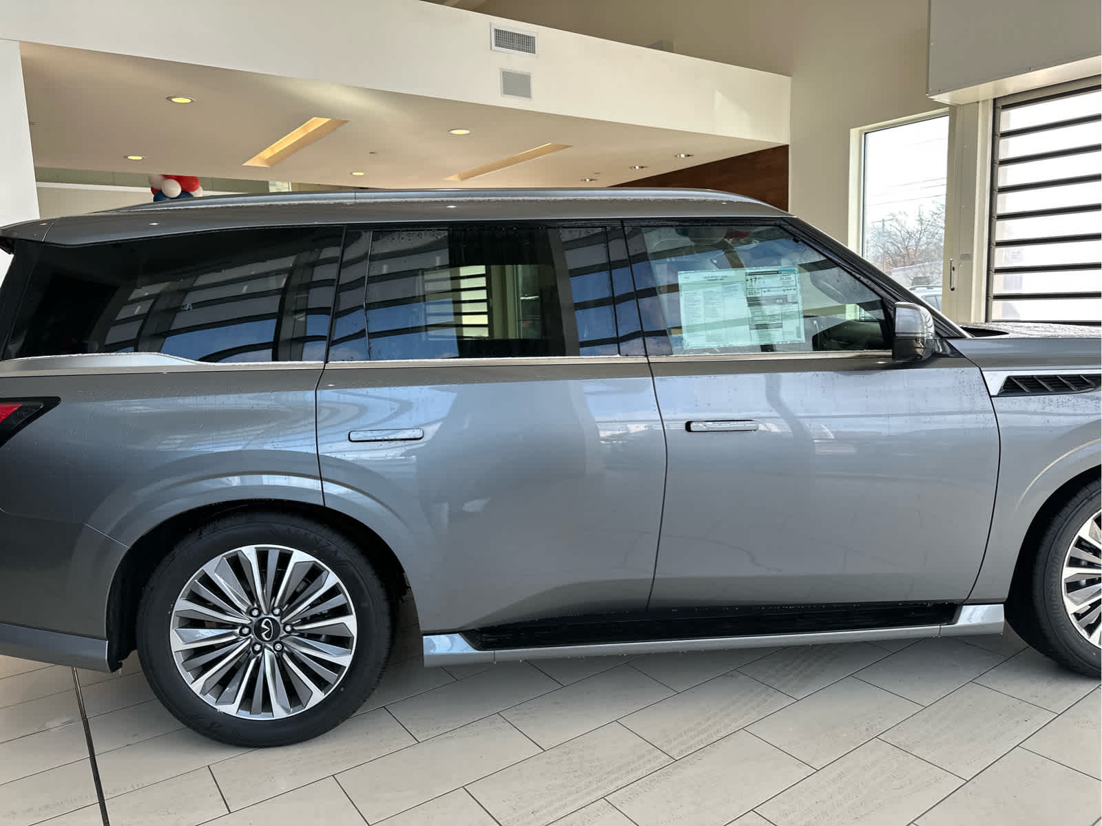 new 2025 INFINITI QX80 car, priced at $98,464