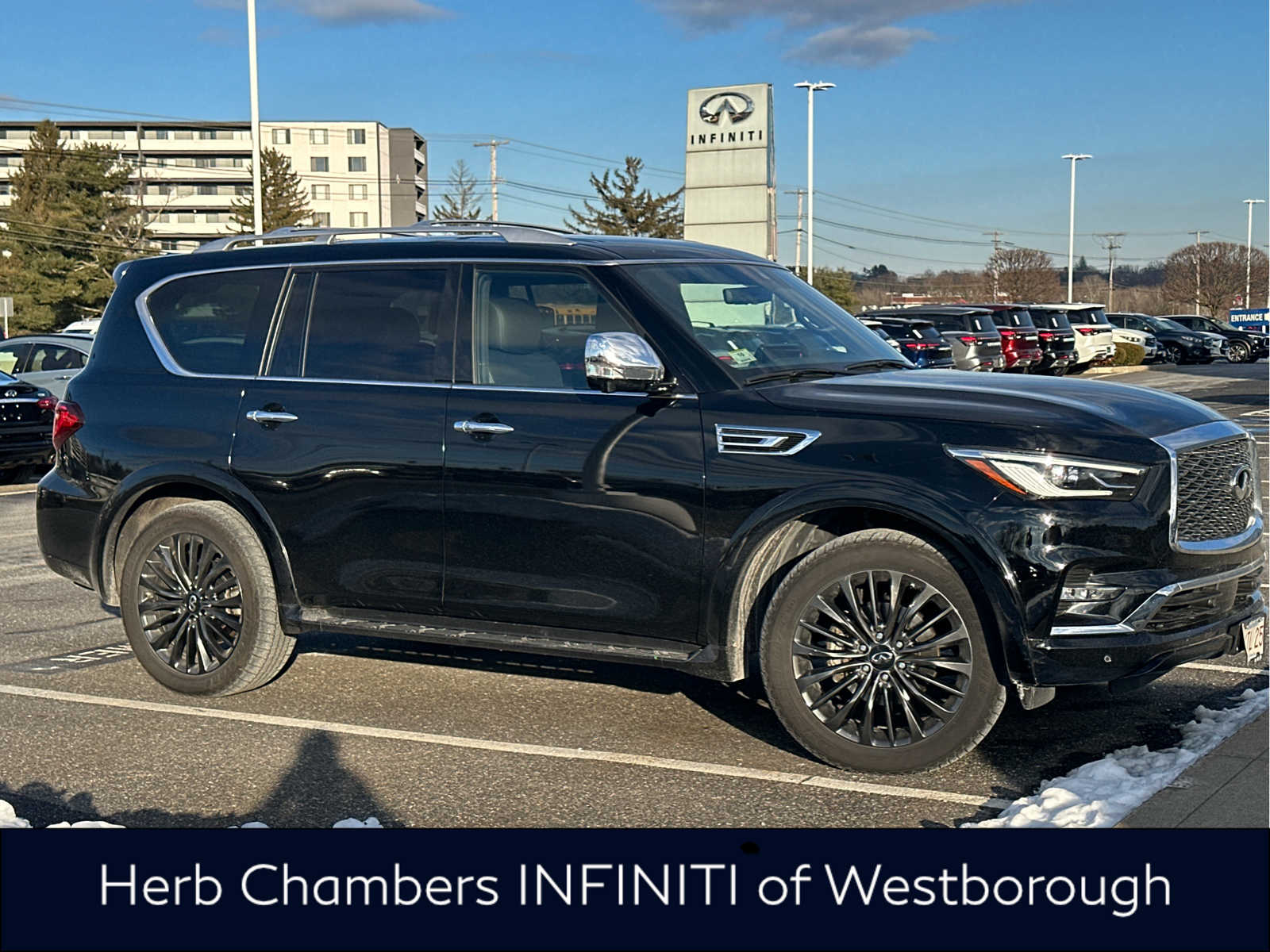 used 2023 INFINITI QX80 car, priced at $55,998