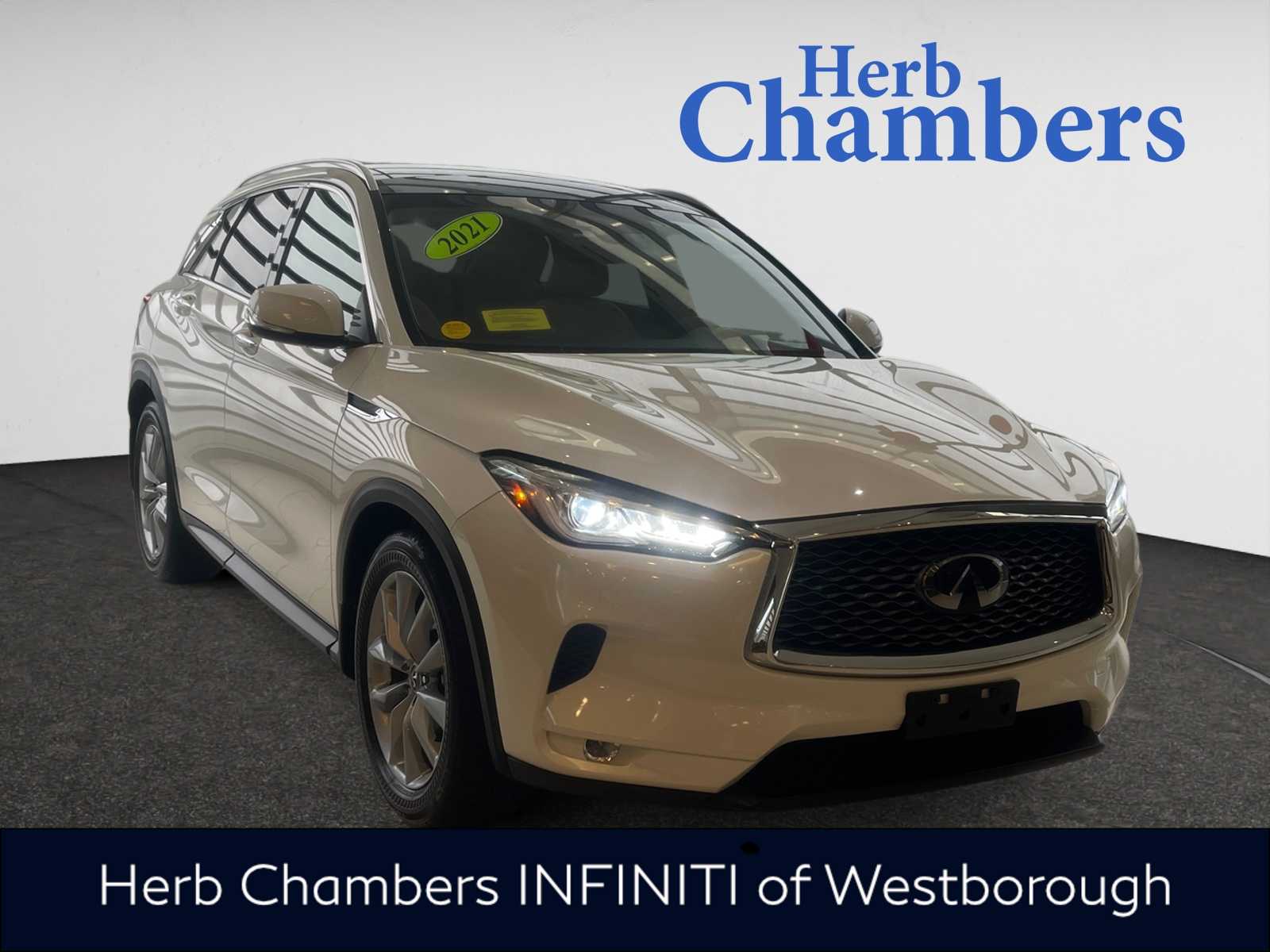 used 2021 INFINITI QX50 car, priced at $25,998