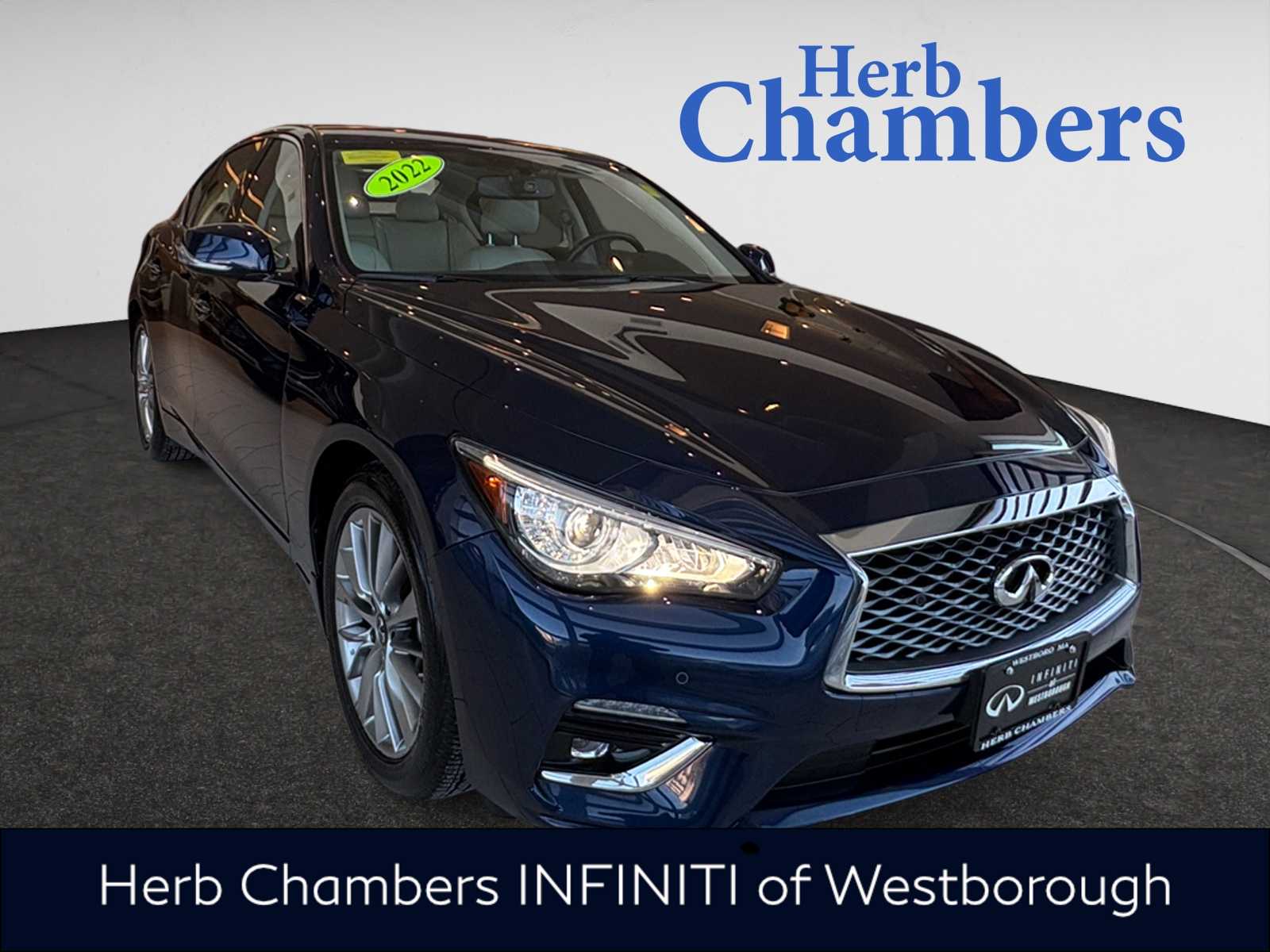 used 2022 INFINITI Q50 car, priced at $29,998