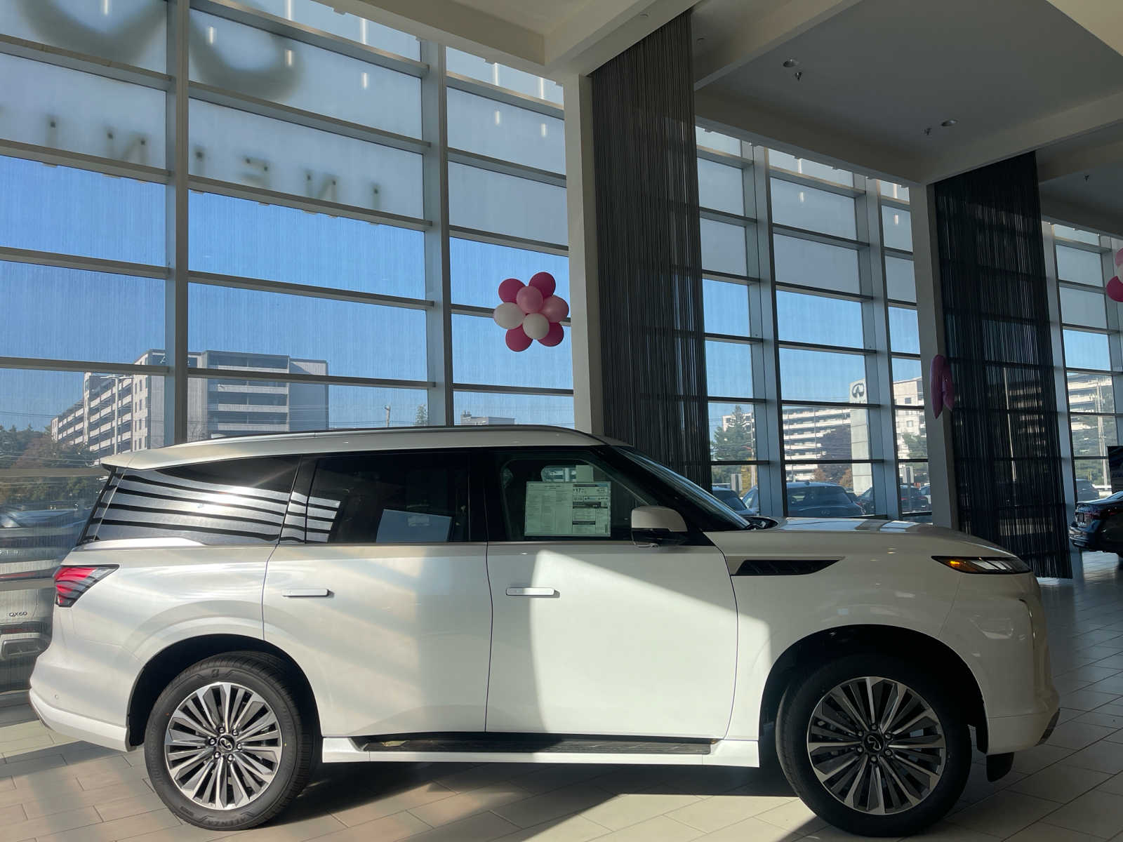 new 2025 INFINITI QX80 car, priced at $95,357