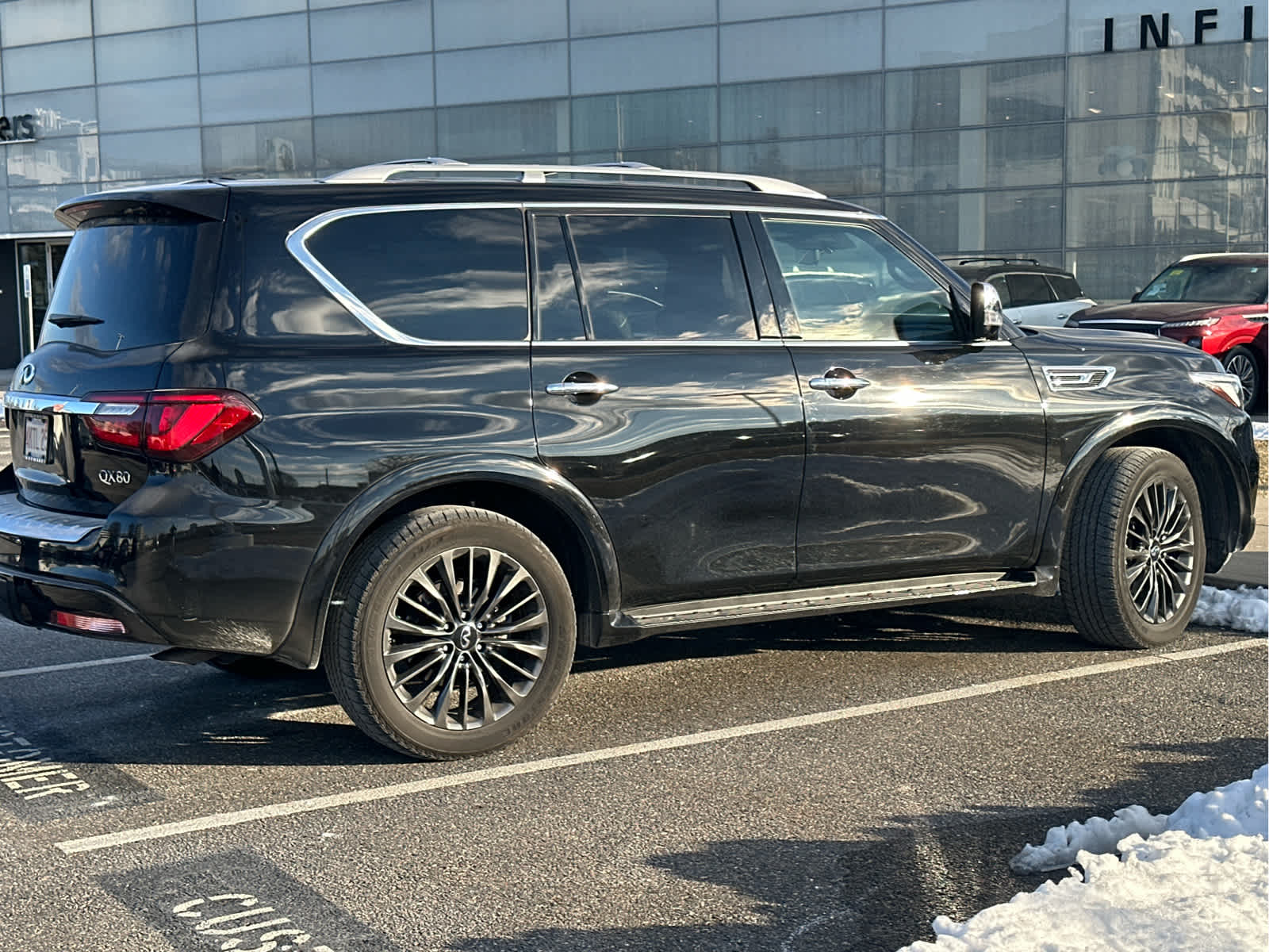 used 2023 INFINITI QX80 car, priced at $55,998