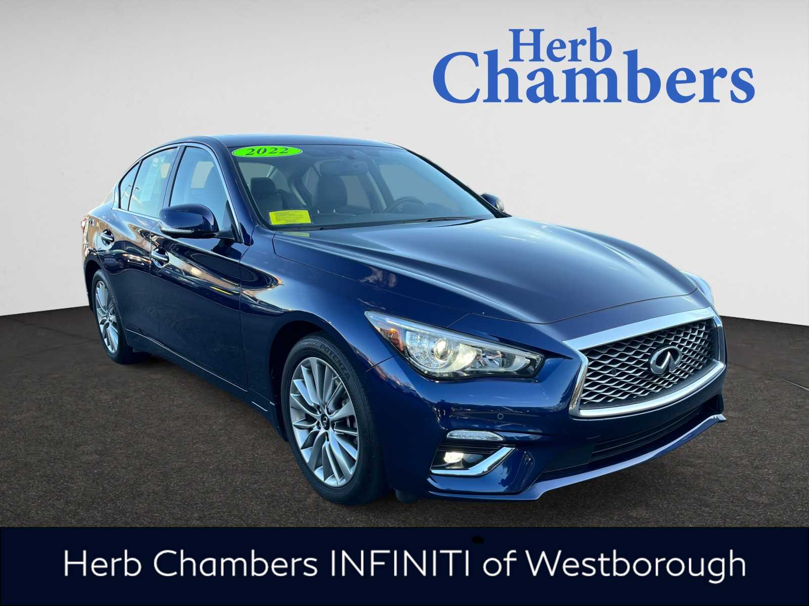 used 2022 INFINITI Q50 car, priced at $31,998