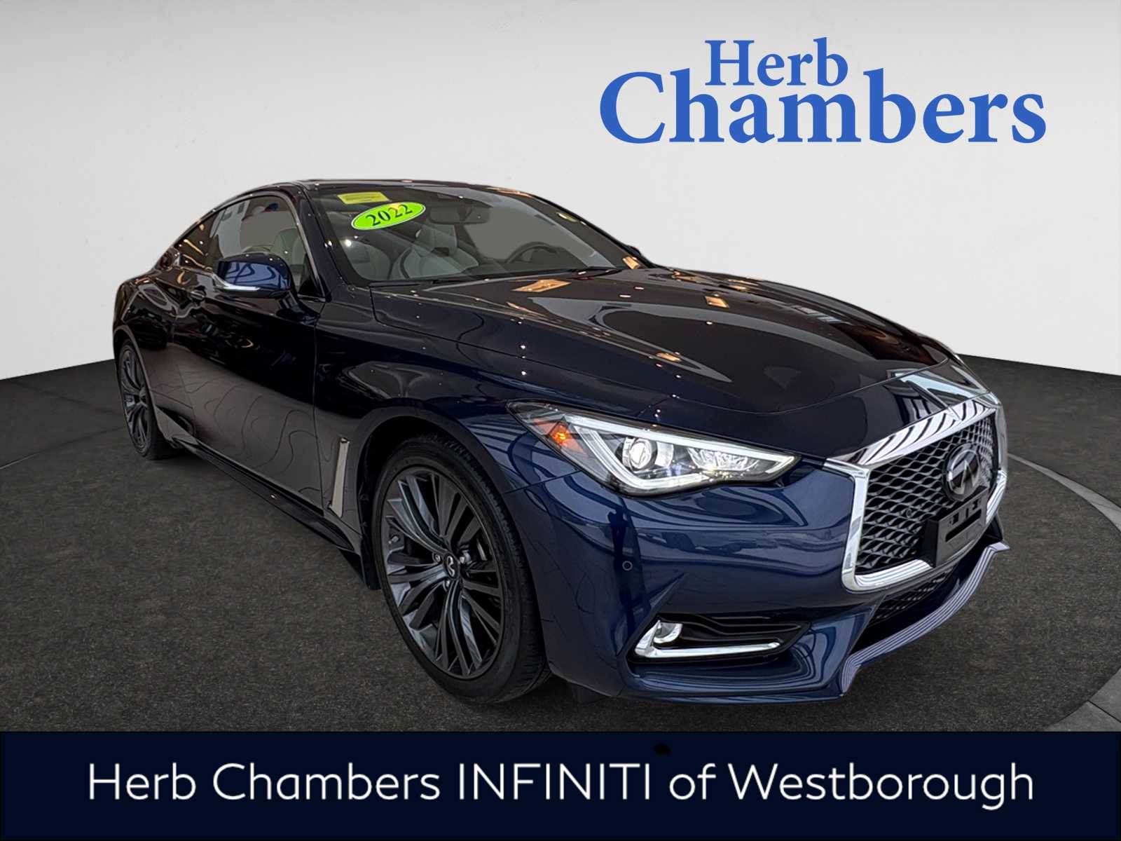 used 2022 INFINITI Q60 car, priced at $38,498