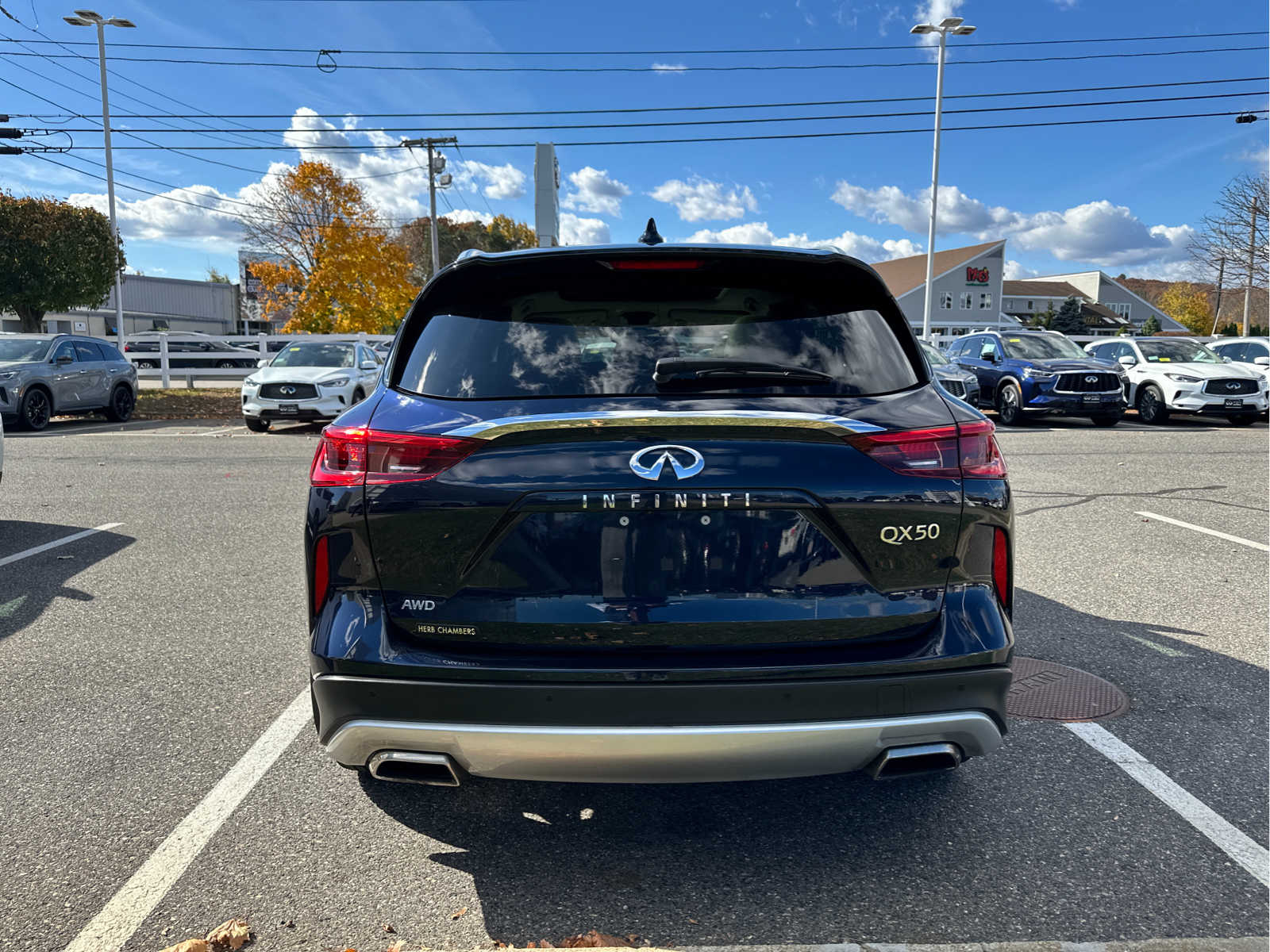 used 2020 INFINITI QX50 car, priced at $23,998