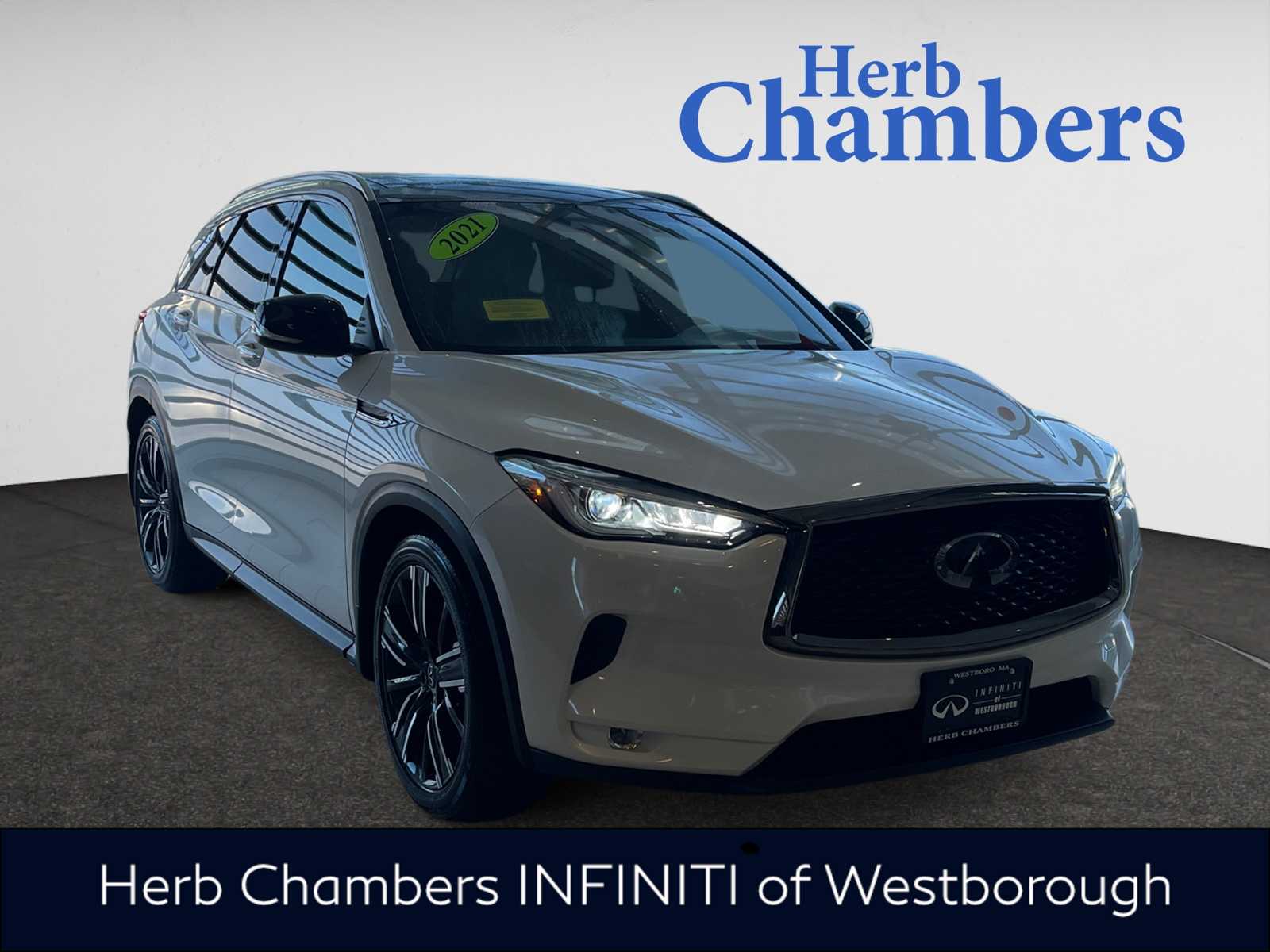 used 2021 INFINITI QX50 car, priced at $27,998