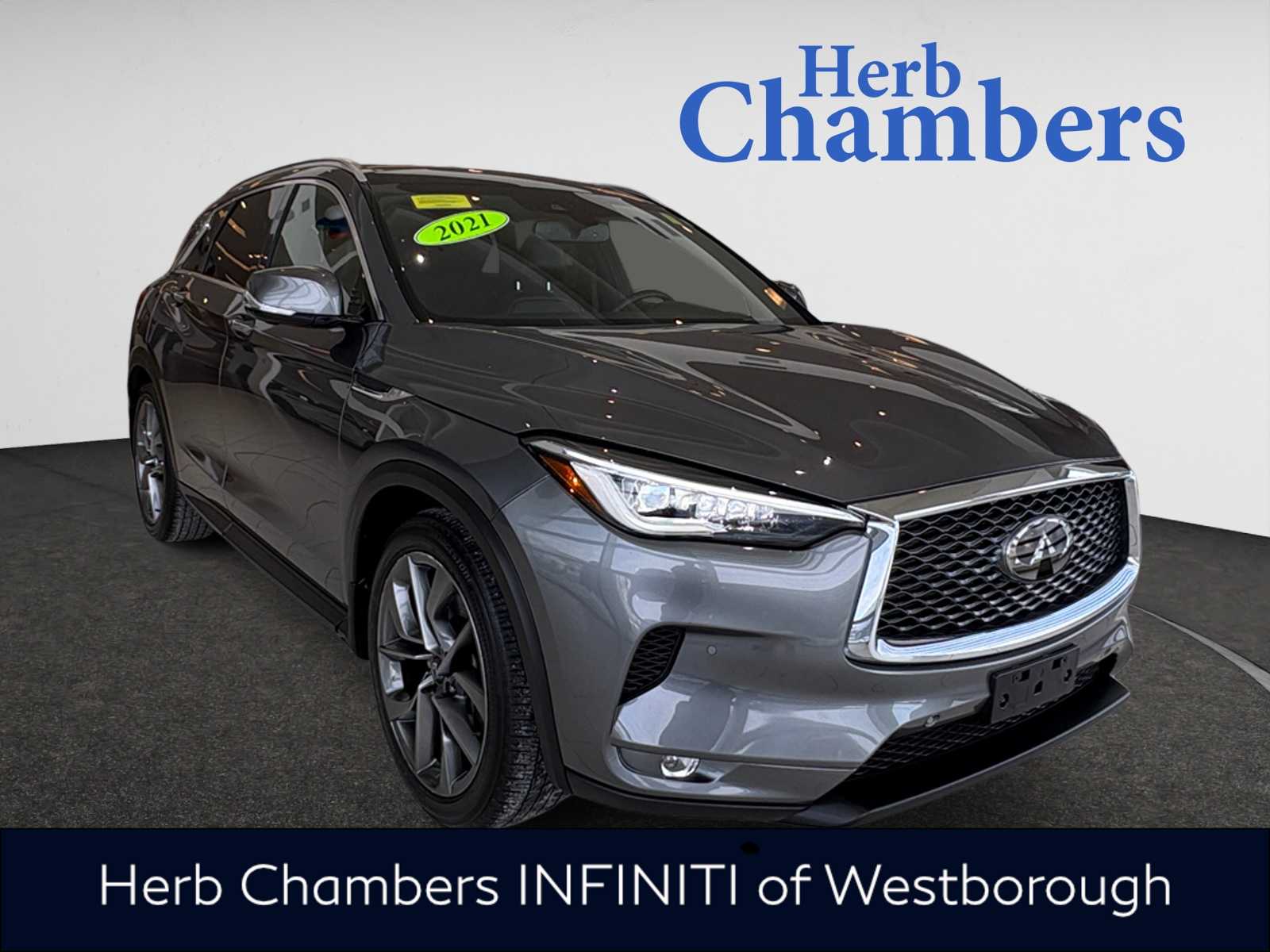 used 2021 INFINITI QX50 car, priced at $33,998