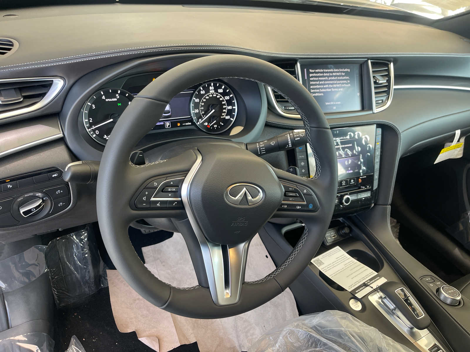 new 2025 INFINITI QX55 car, priced at $49,026