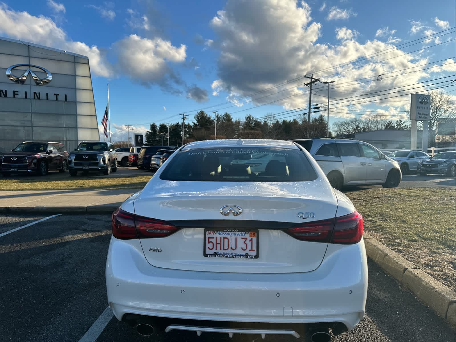 used 2023 INFINITI Q50 car, priced at $36,898