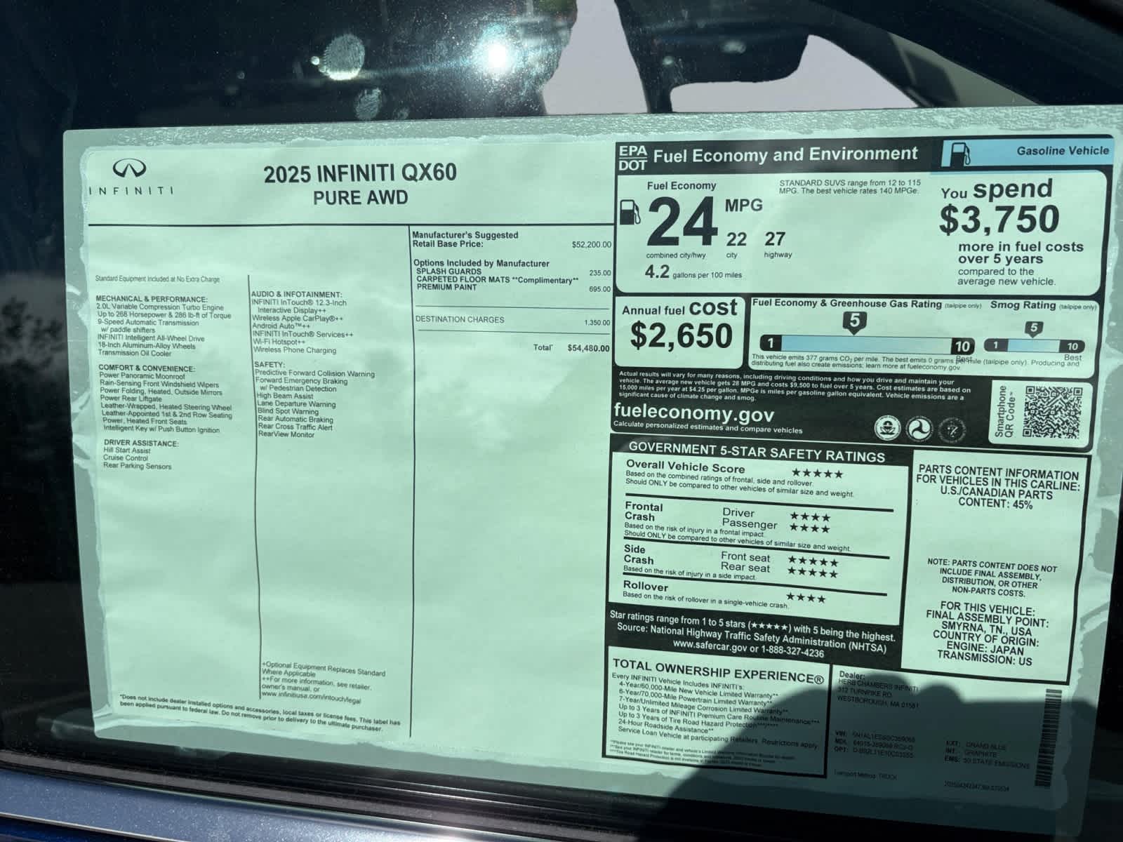 new 2025 INFINITI QX60 car