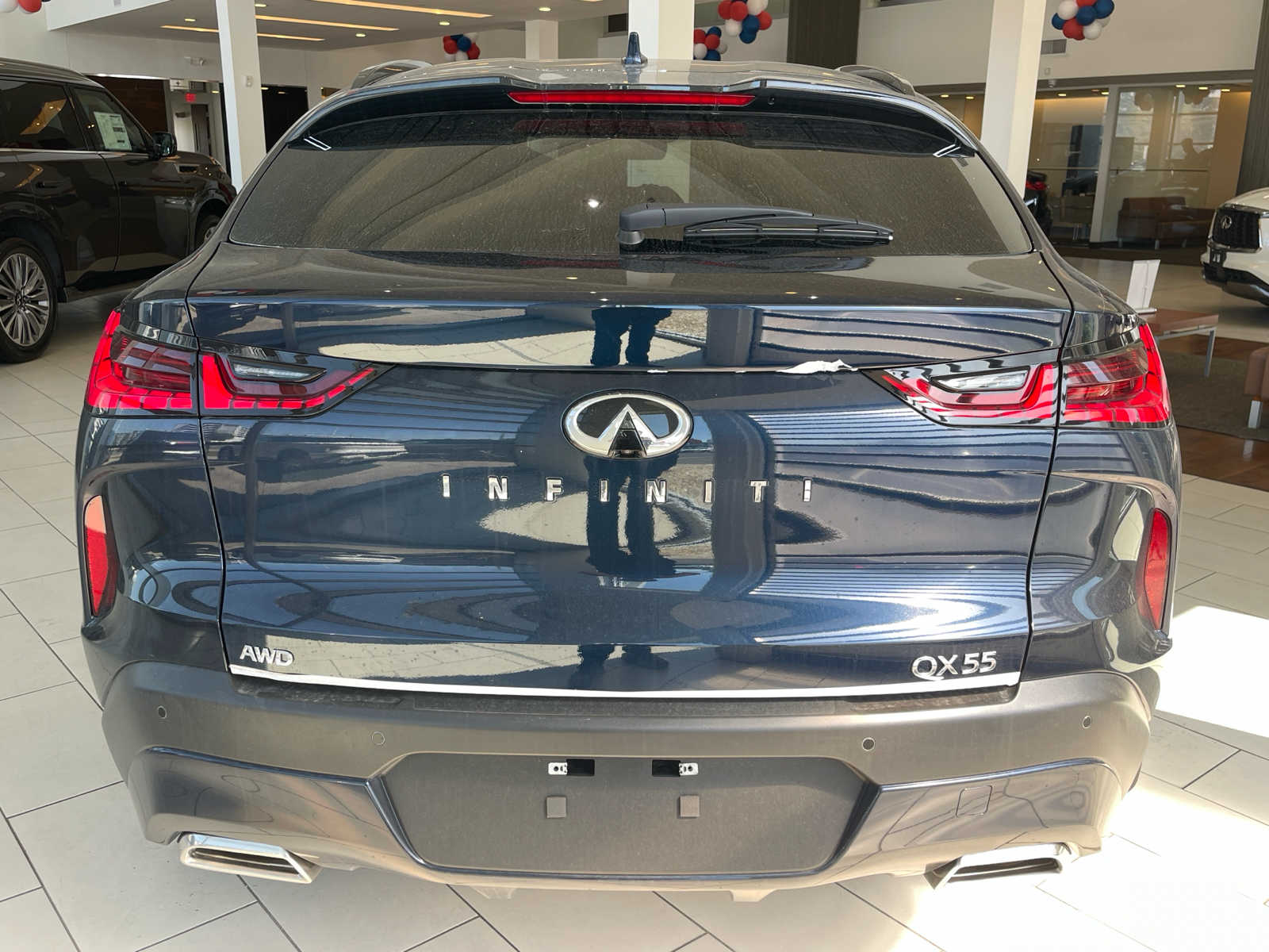 new 2025 INFINITI QX55 car, priced at $48,919