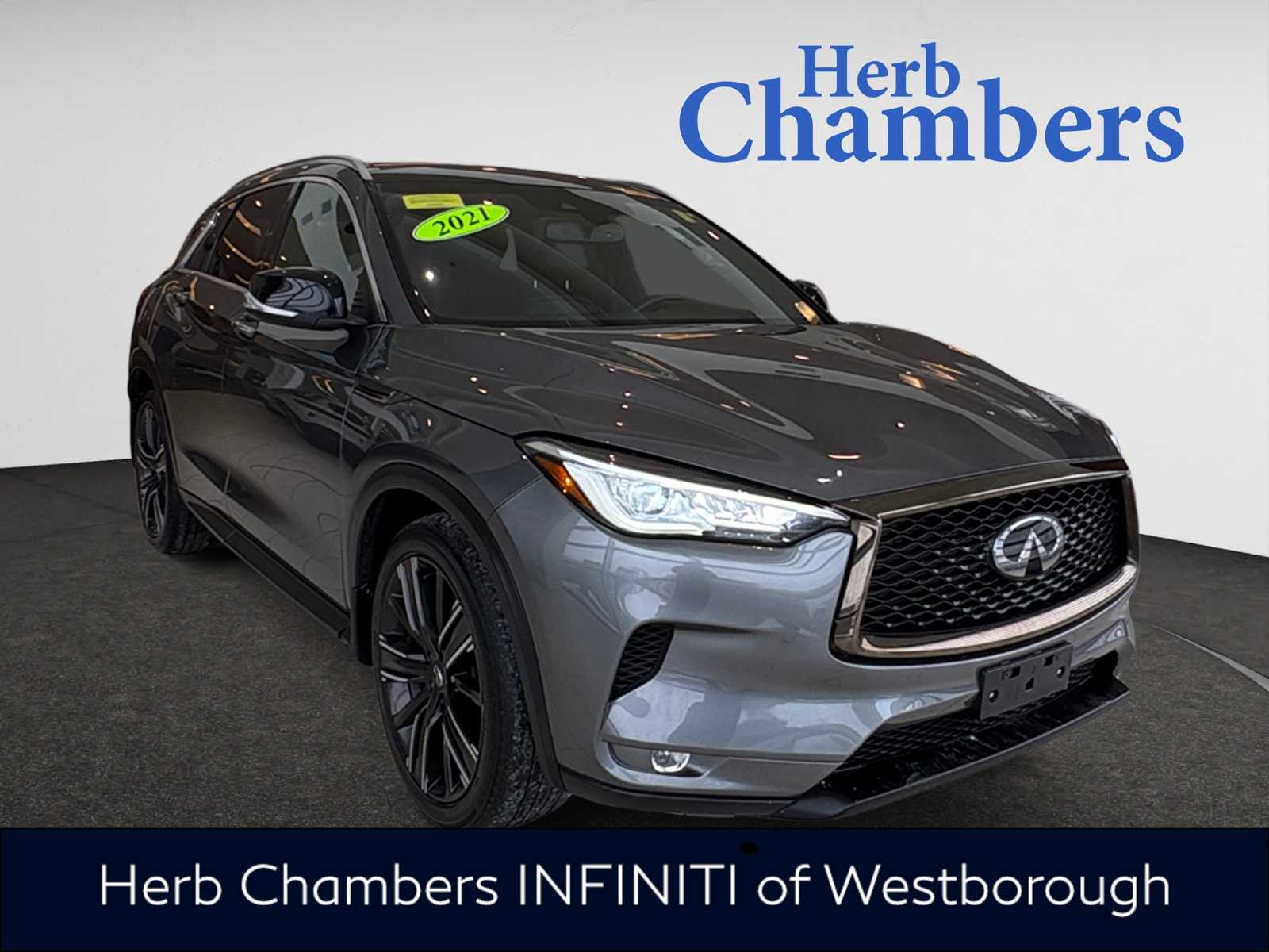 used 2021 INFINITI QX50 car, priced at $26,998