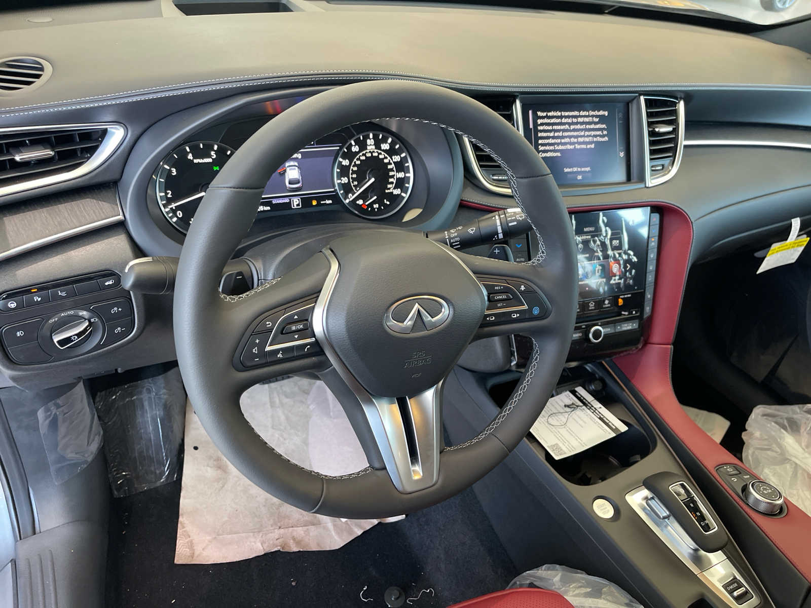 new 2025 INFINITI QX55 car, priced at $58,955